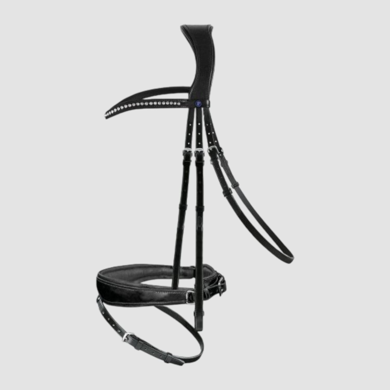 PassierBlu Trense Spirit schwarz mit frei wählbarem Reithalfter PassierBlu Trense Spirit schwarz mit frei wählbarem Reithalfter