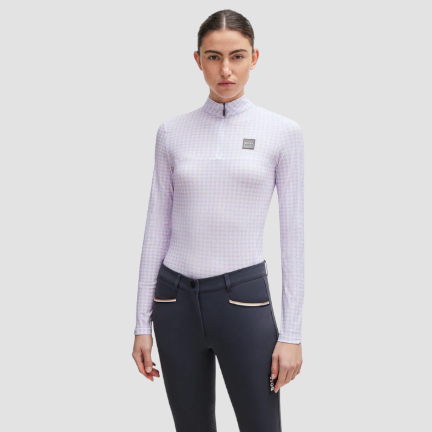 BOSS Equestrian Rachel Trainingsshirt Houndstooth BOSS Equestrian Rachel Trainingsshirt Houndstooth