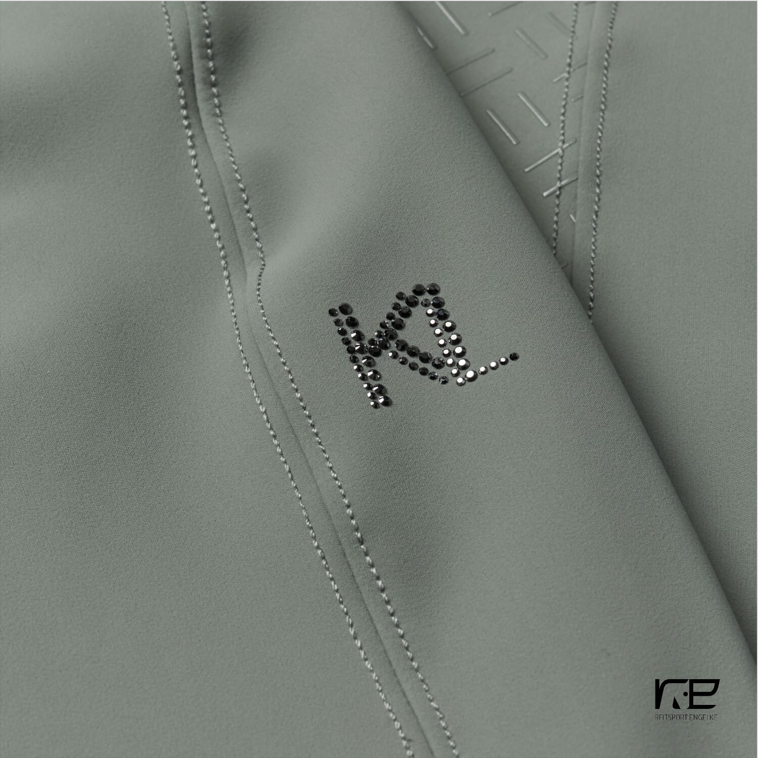 Kingsland KLKimi Ladies A-Shape Mid Waist Fullgrip Reithose Green Agave