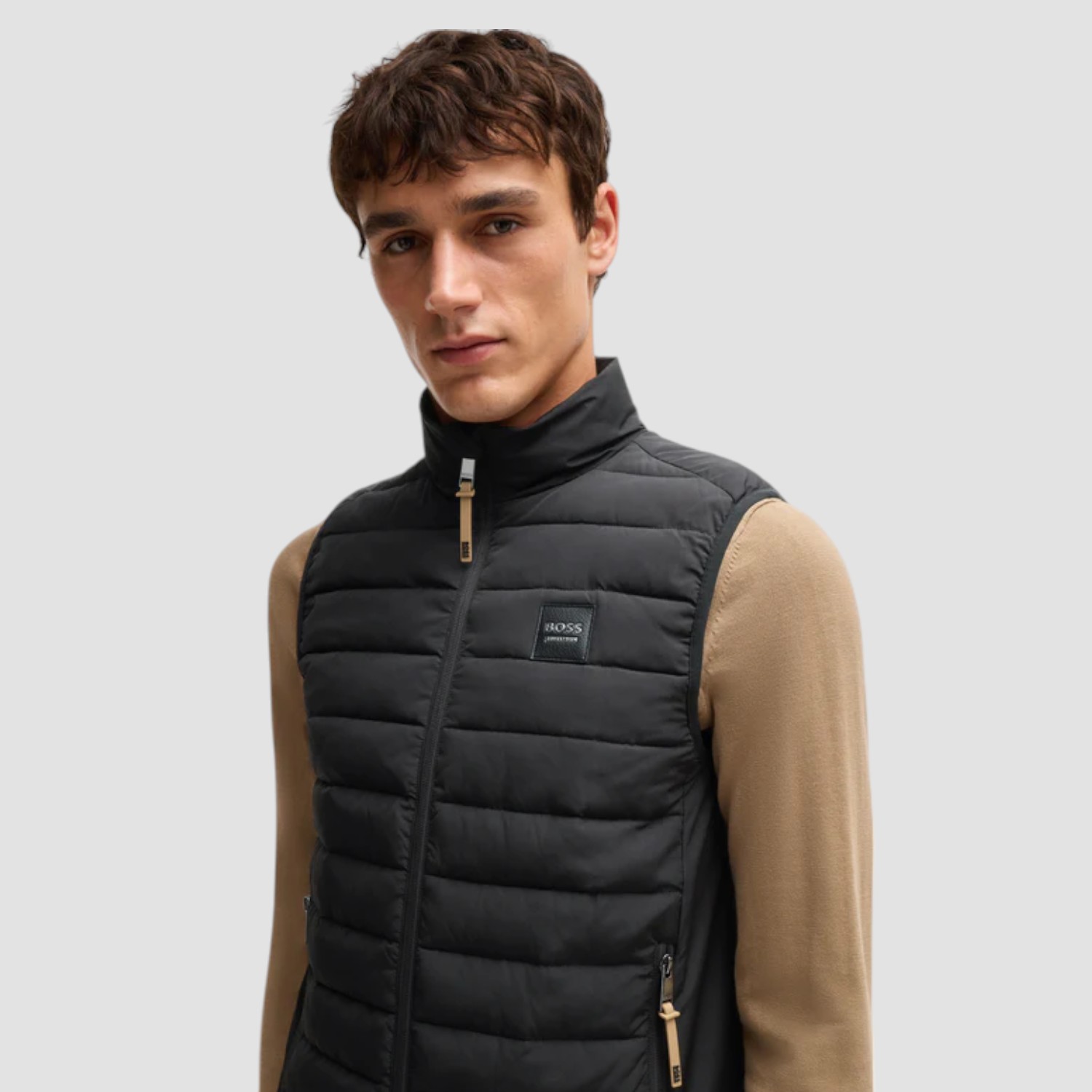 BOSS Equestrian Ashton Puffer Weste Black