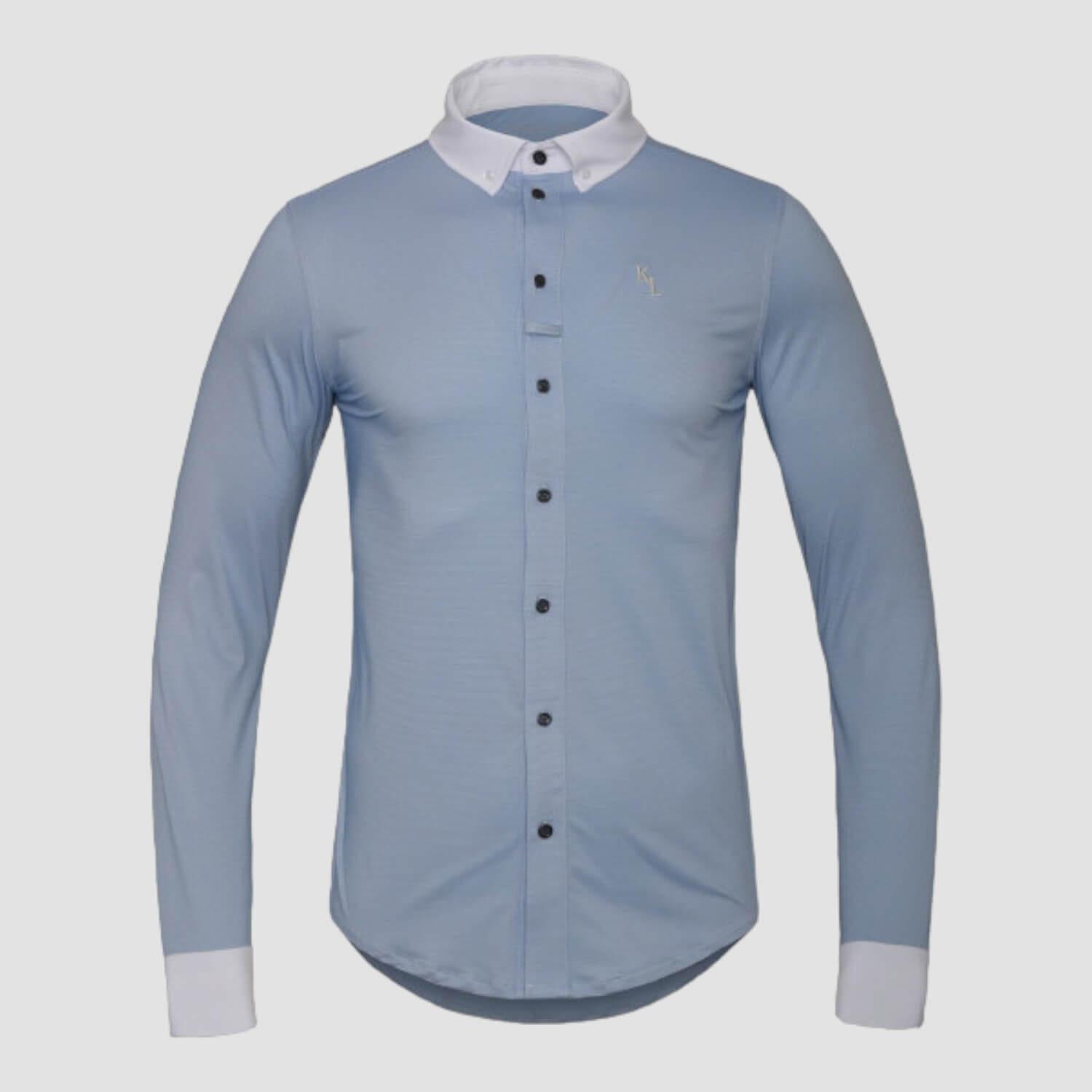 Kingsland KLola langärmliges Turniershirt für Männer Blue Coastal Fjord