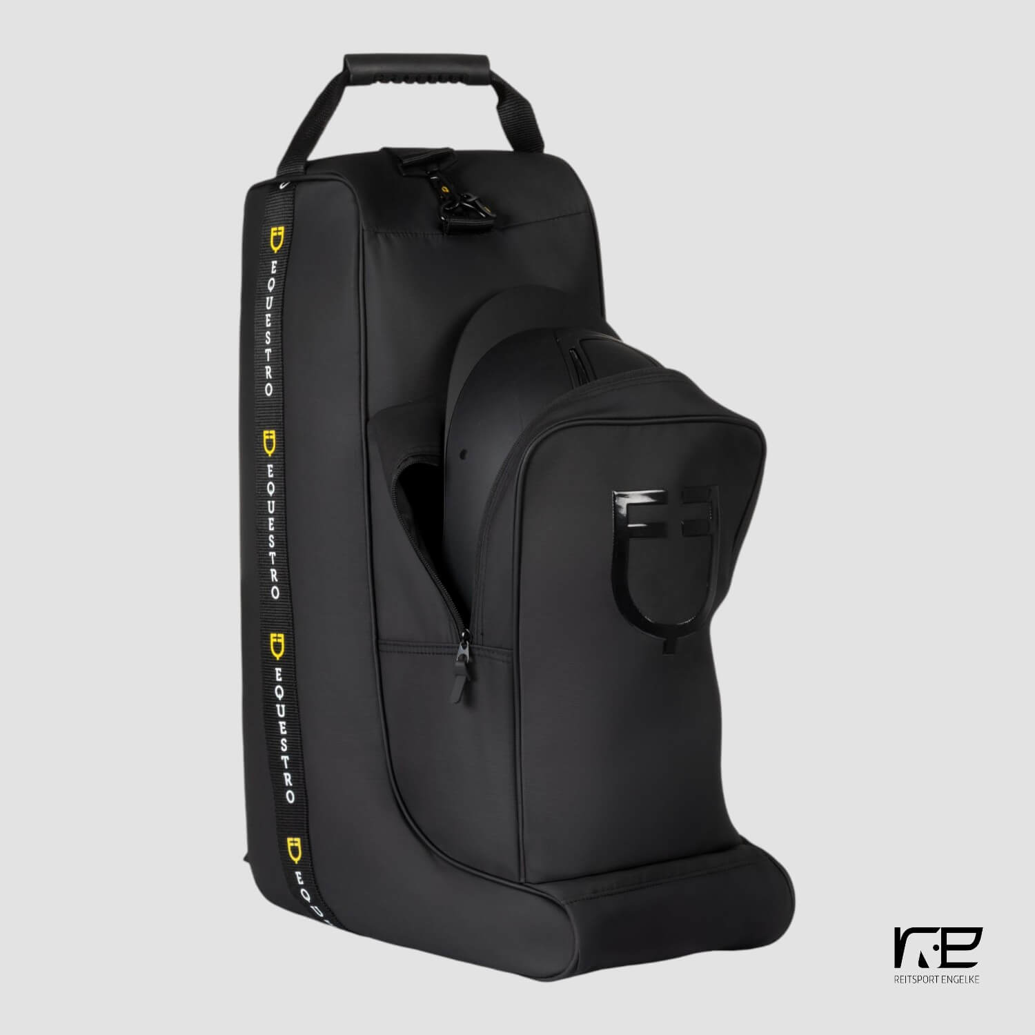 Equestro Stiefel-und Helmtasche Black