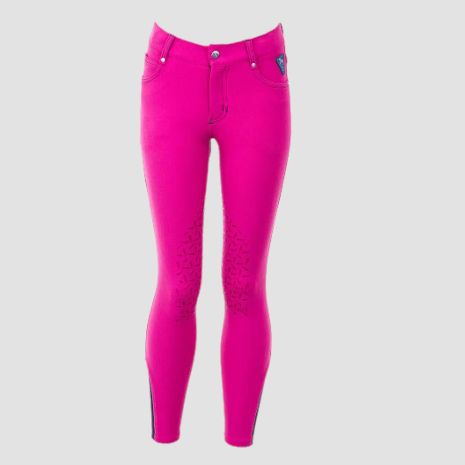 BR Kinder Fullgrip Reithose Bella Pink
