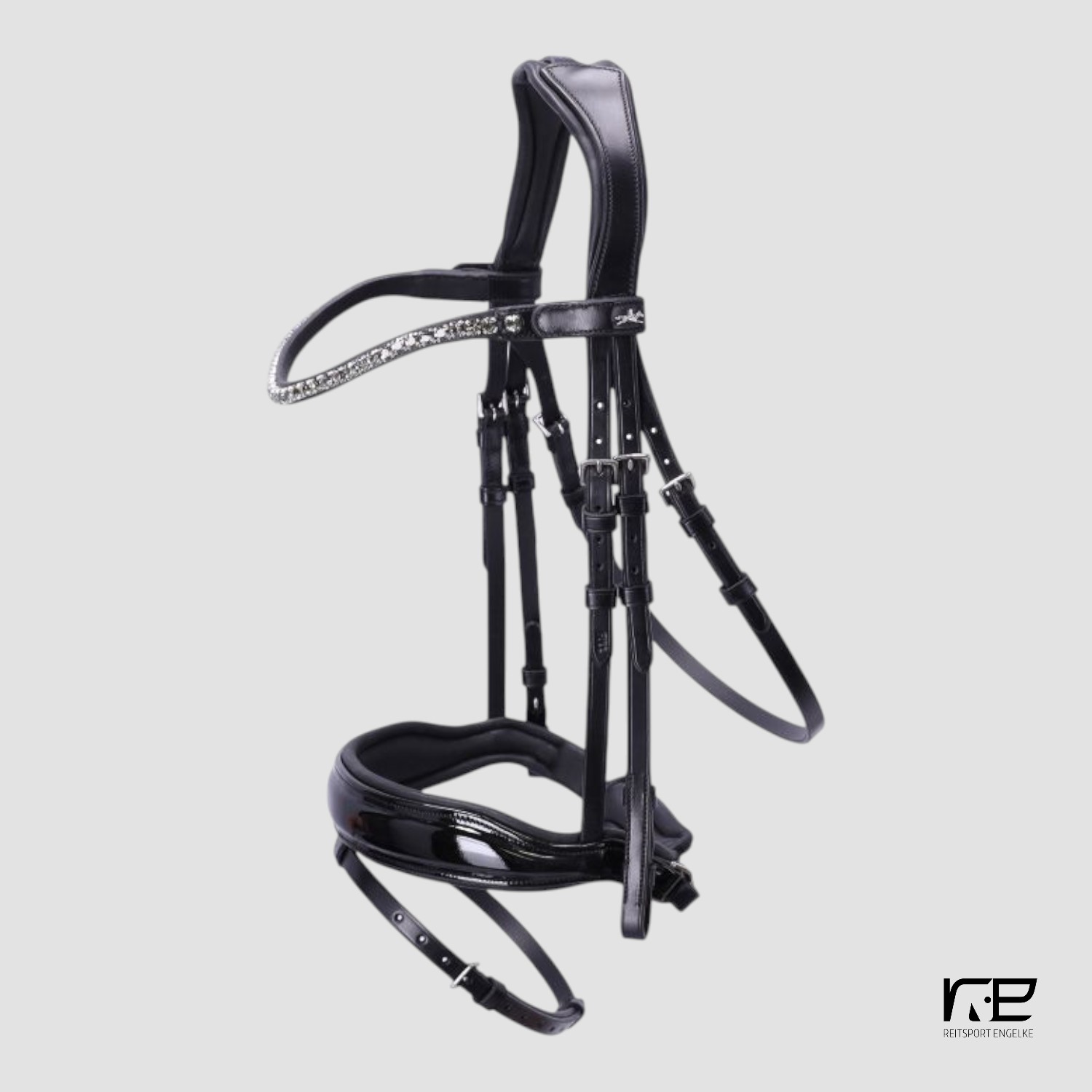 Schockemöhle Sports Trense SP Siena Black/Patent/Grey/Silver