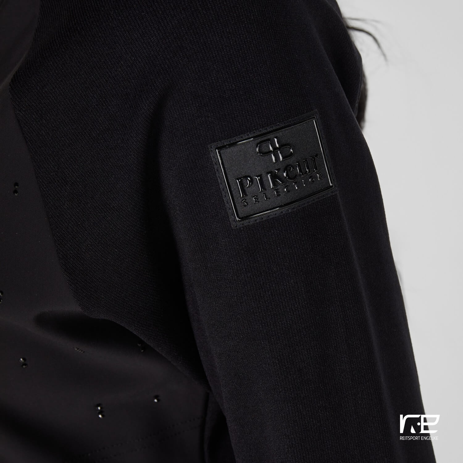 Pikeur Knit Hybrid Blouson Black