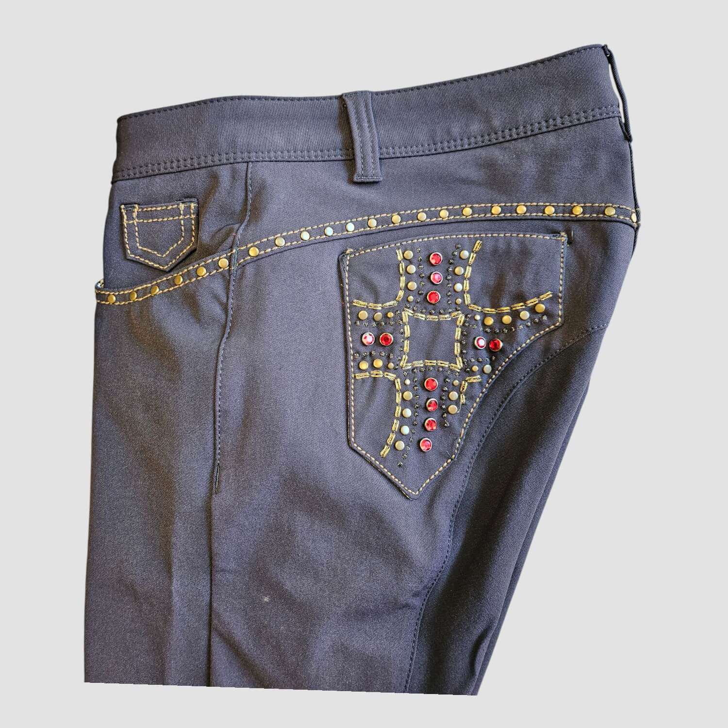 Animo Reithose Neiva Kniebesatz Blau