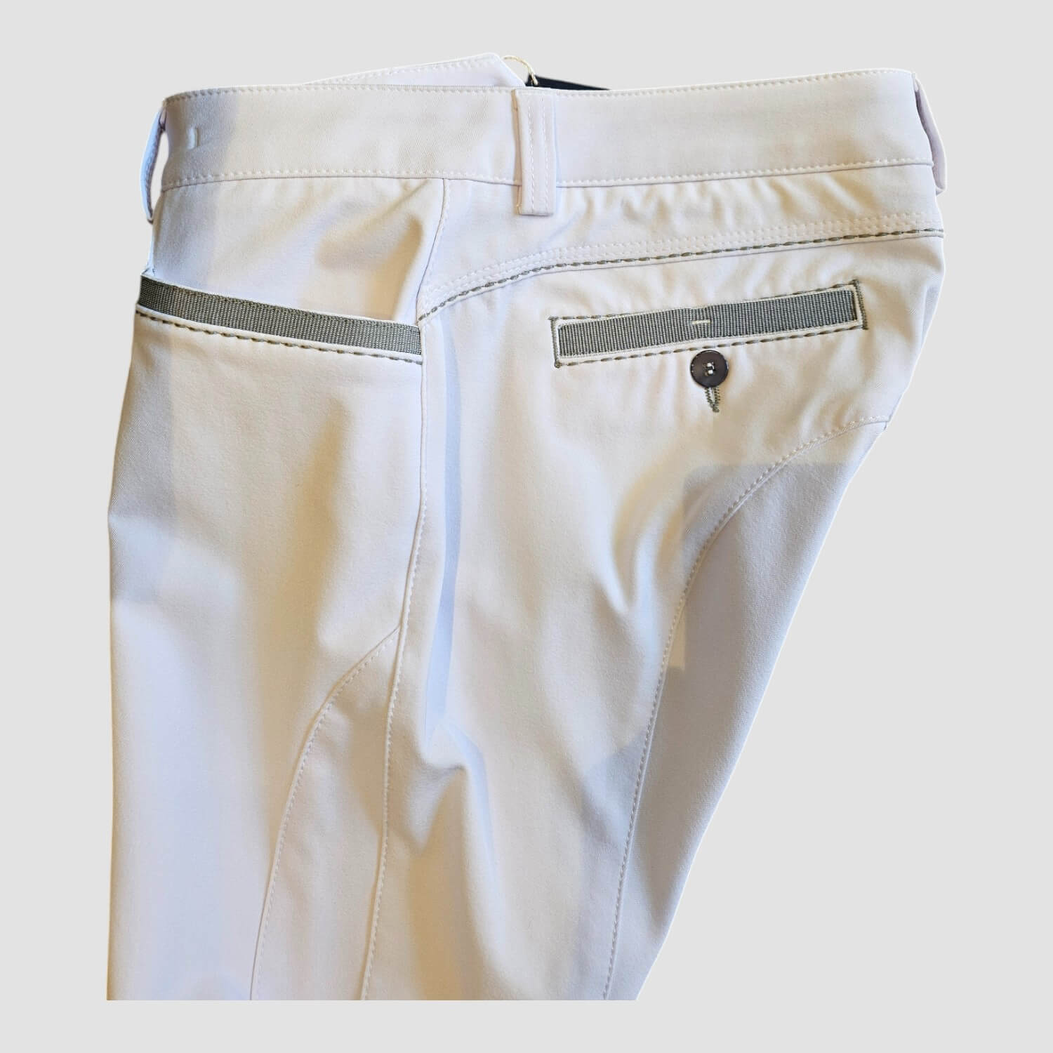 Animo Reithose Nolimit Kniebesatz White