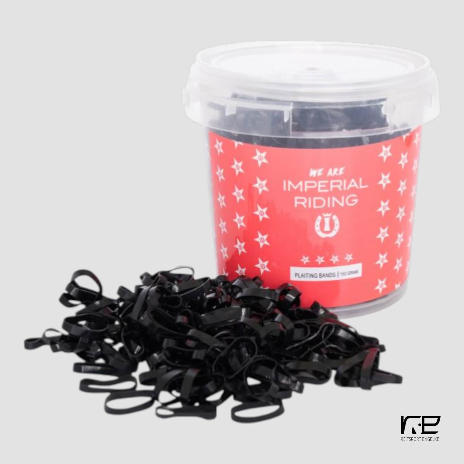 Imperial Riding Silikon Einflechtgummis IRH Profi-Box 150gr.