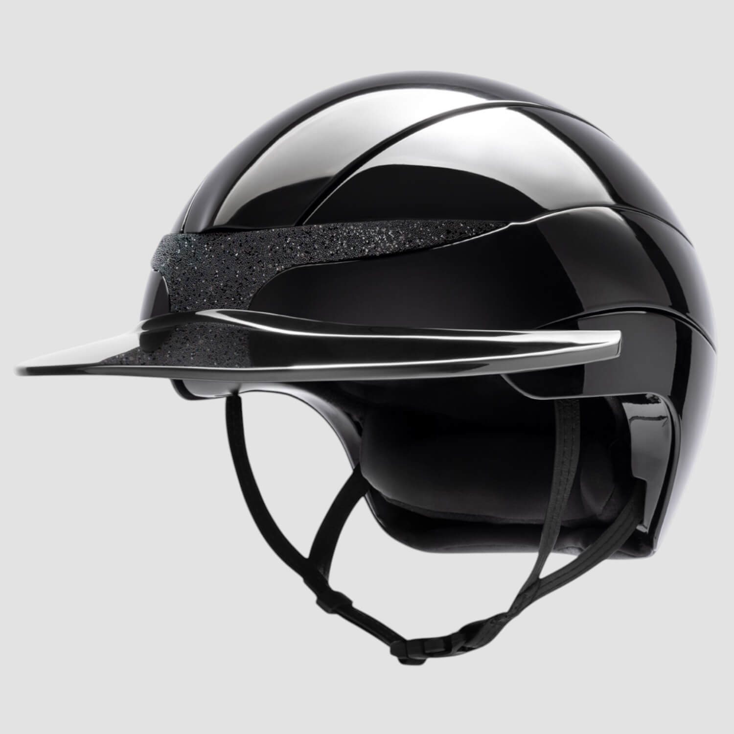 Equiline Reithelm Xanto Glossy Swarovskikristallen am großem Frontschirm