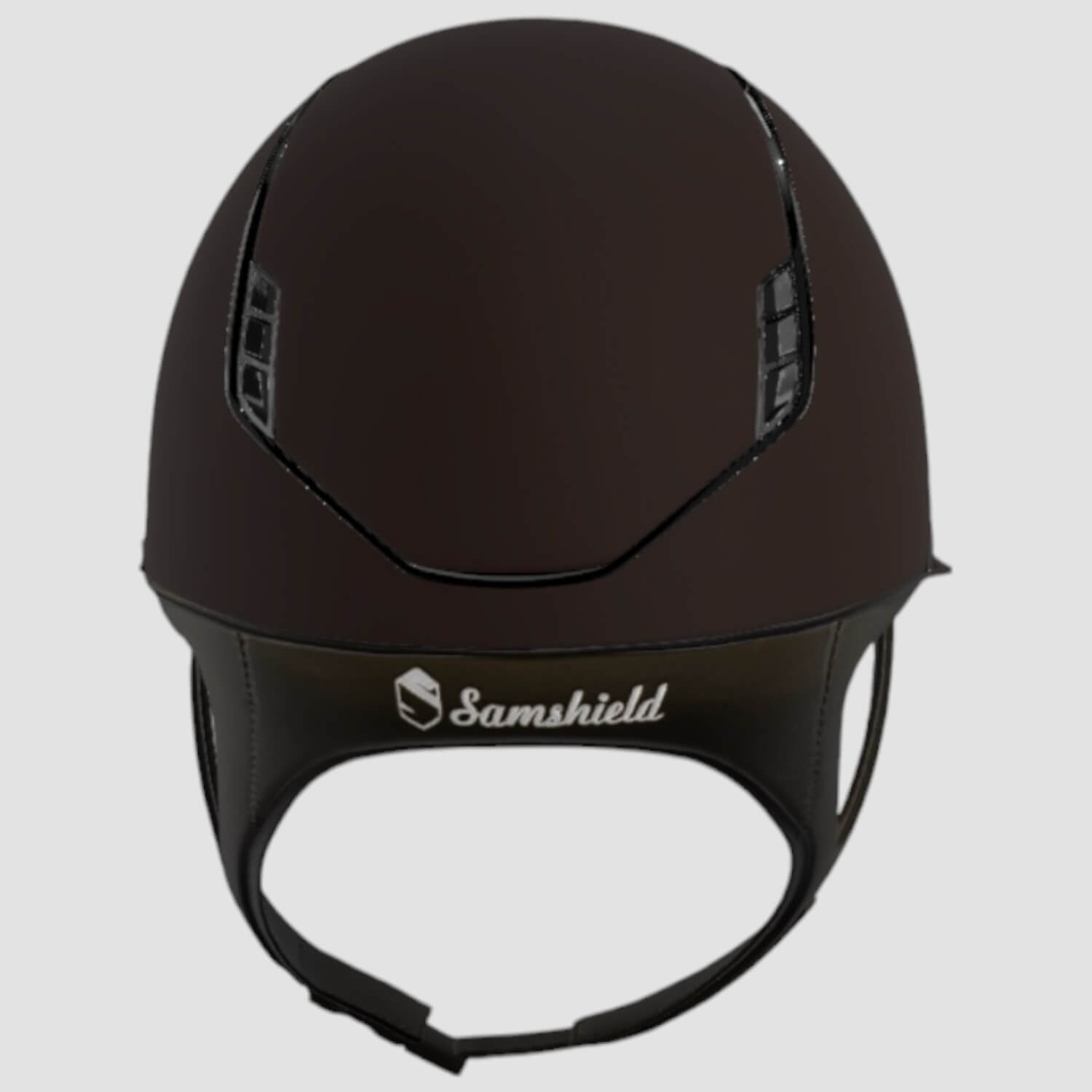 Samshield Reithelm MissShield 2.0 Shadowmatt braun FB Flowerswarovski Jewely brown chrome black