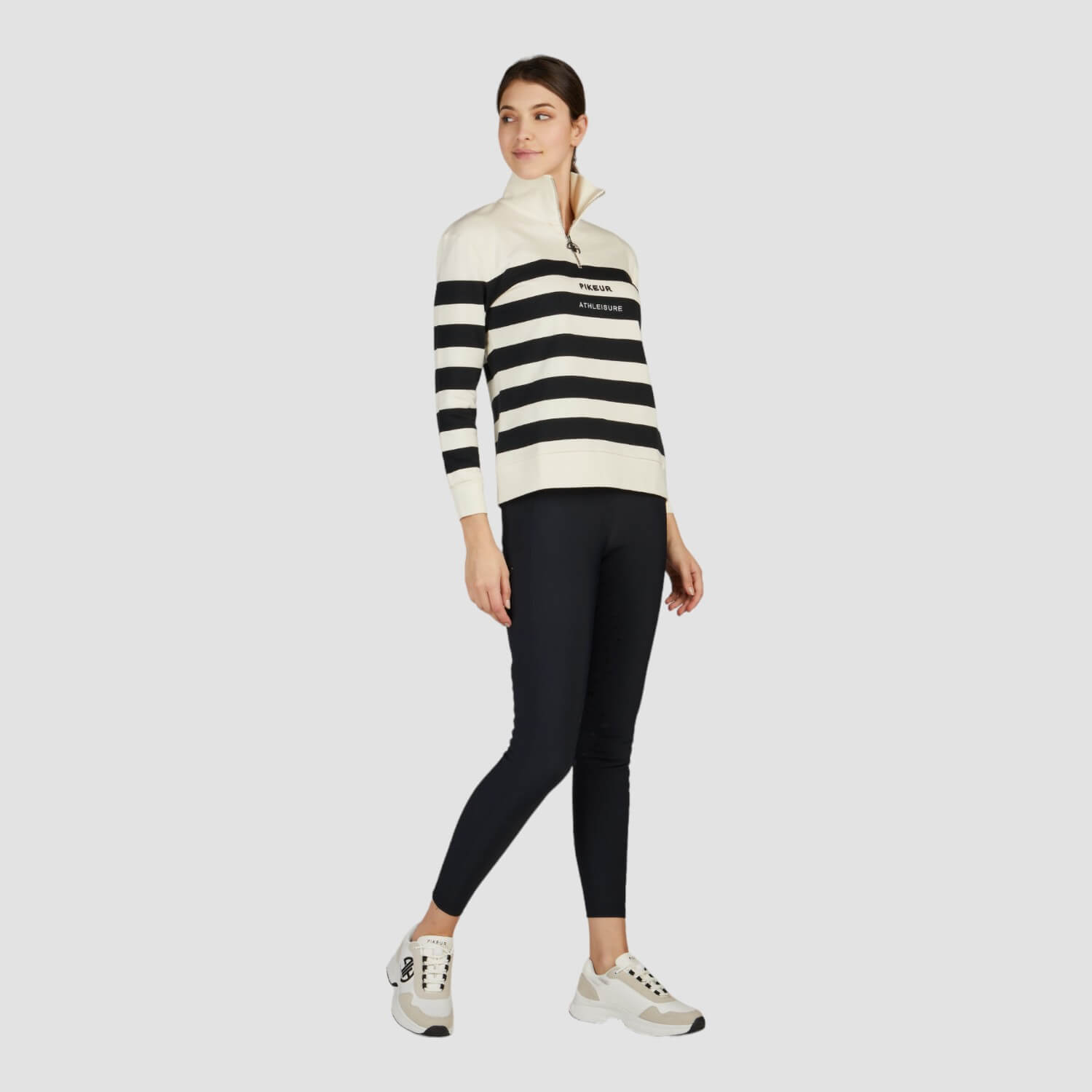 Pikeur Sweater 6278 Athleisure Off White/Black Pikeur Sweater 6278 Athleisure Off White/Black