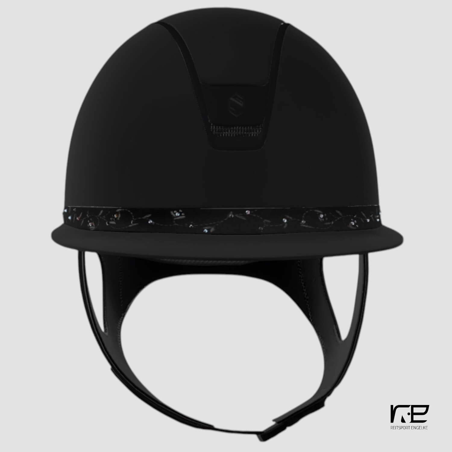 Samshield Reithelm MissShield Shadowmatt V2 black mattblack FB floral