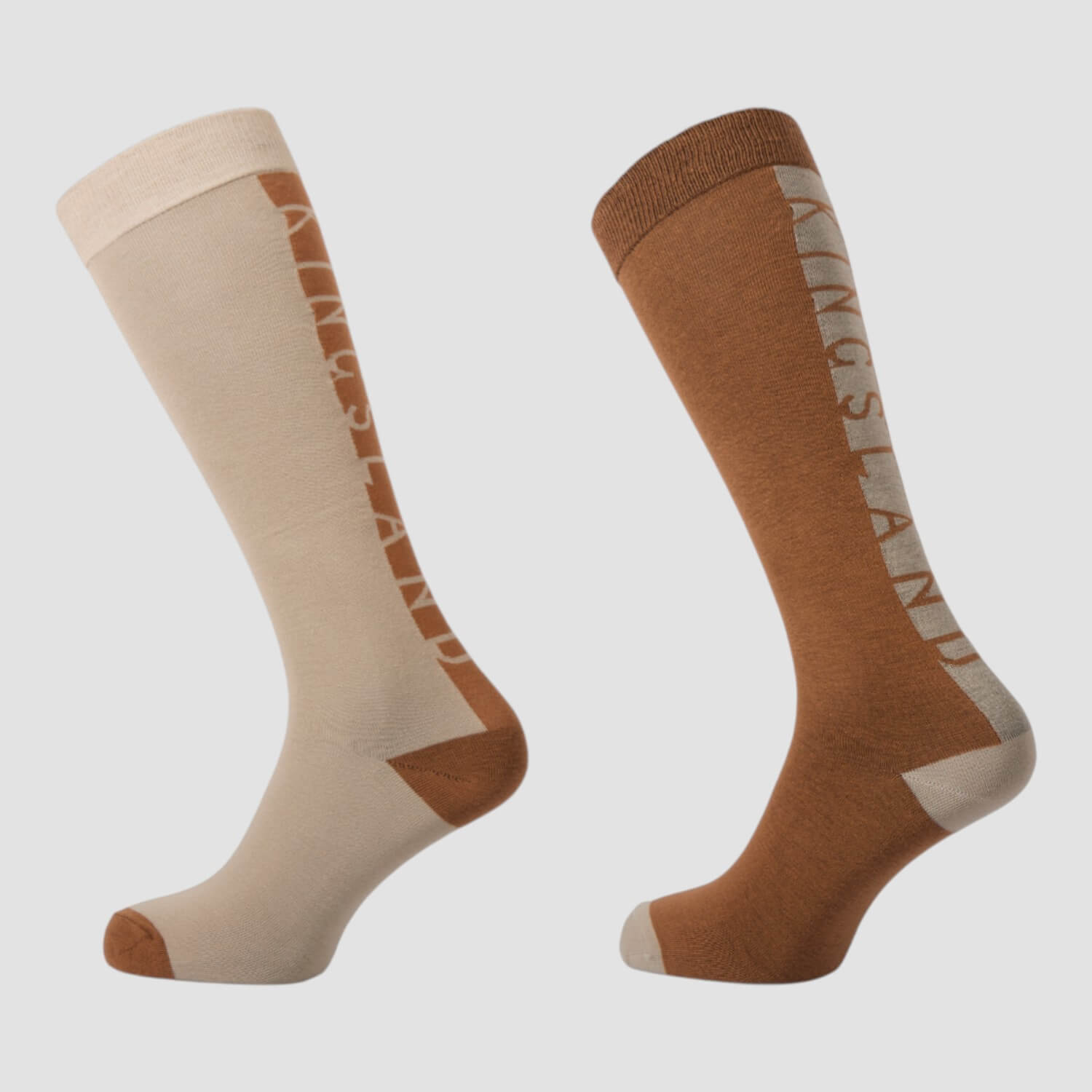 Kingsland KLMelinda Coolmax Socks Beige-Cobblesto 2-Pack