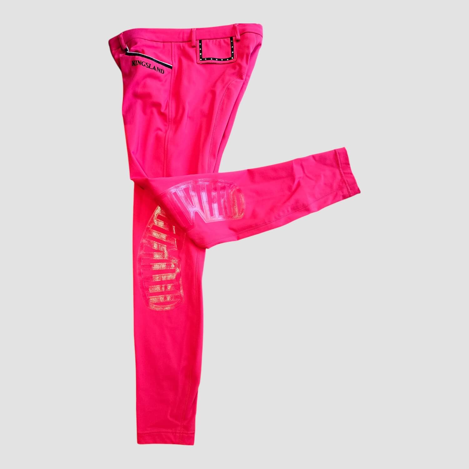Kingsland Reithose KELLY Kniebesatz Pink Jazz