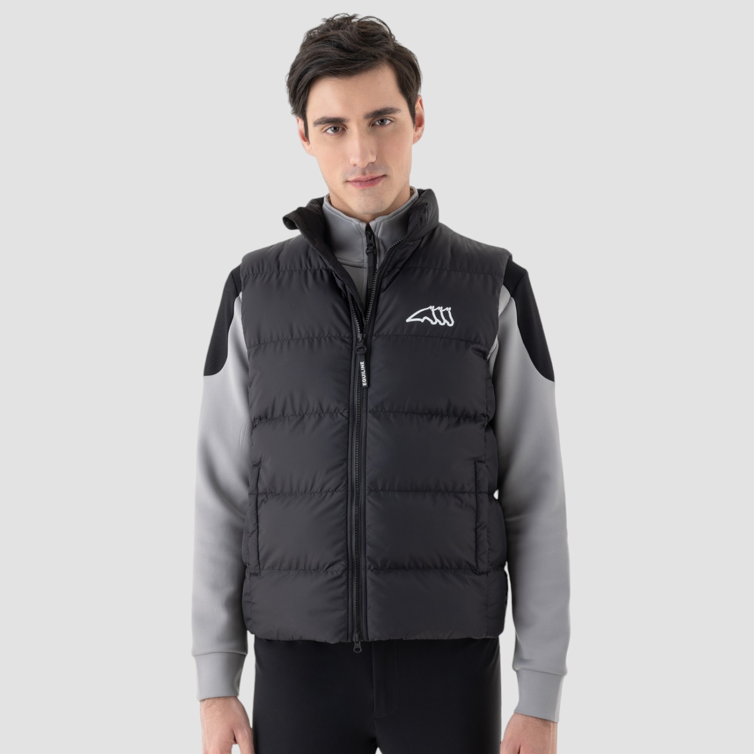 Equiline Herren Weste Cauc Schwarz