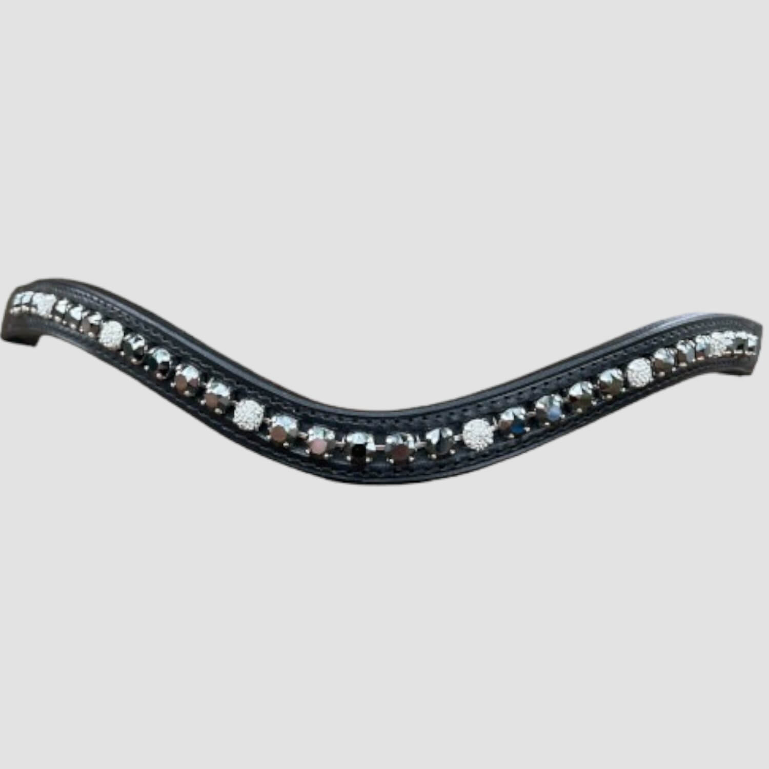 Otto Schumacher Stirnriemen Tiffany jet und Glitzerperle