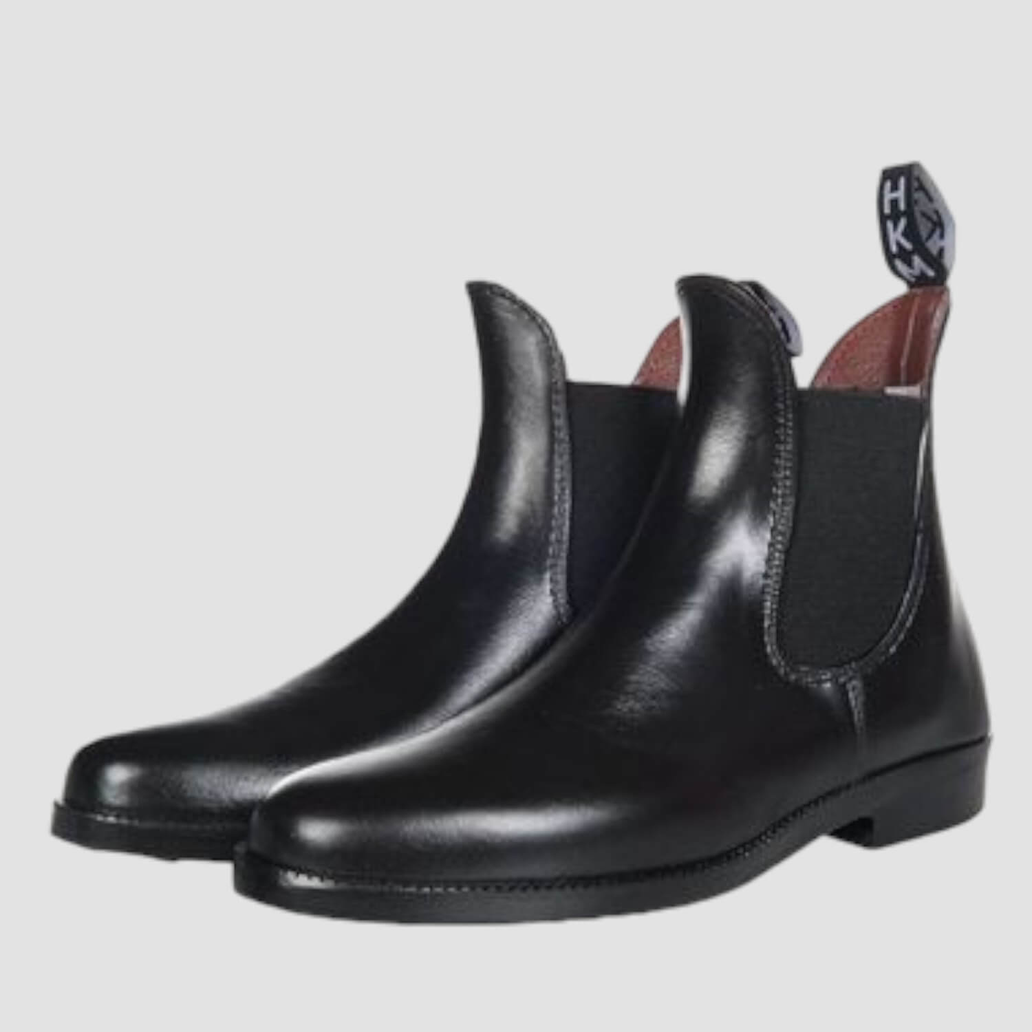 HKM Jodhpurgummistiefel mit Elast Schwarz