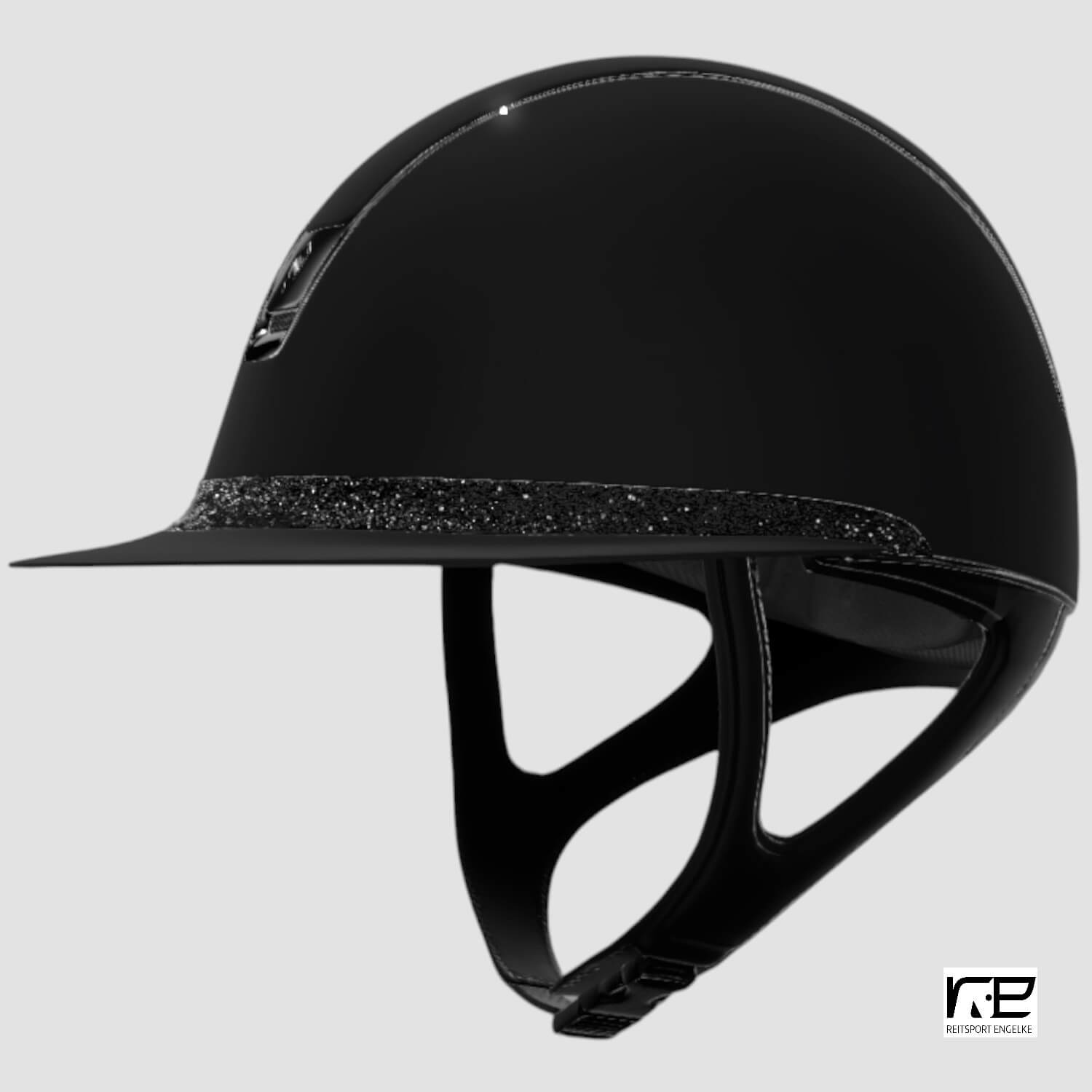 Samshield Reithelm MissShield Shadowmatt V2 black chrome black FB crystal Fabric black