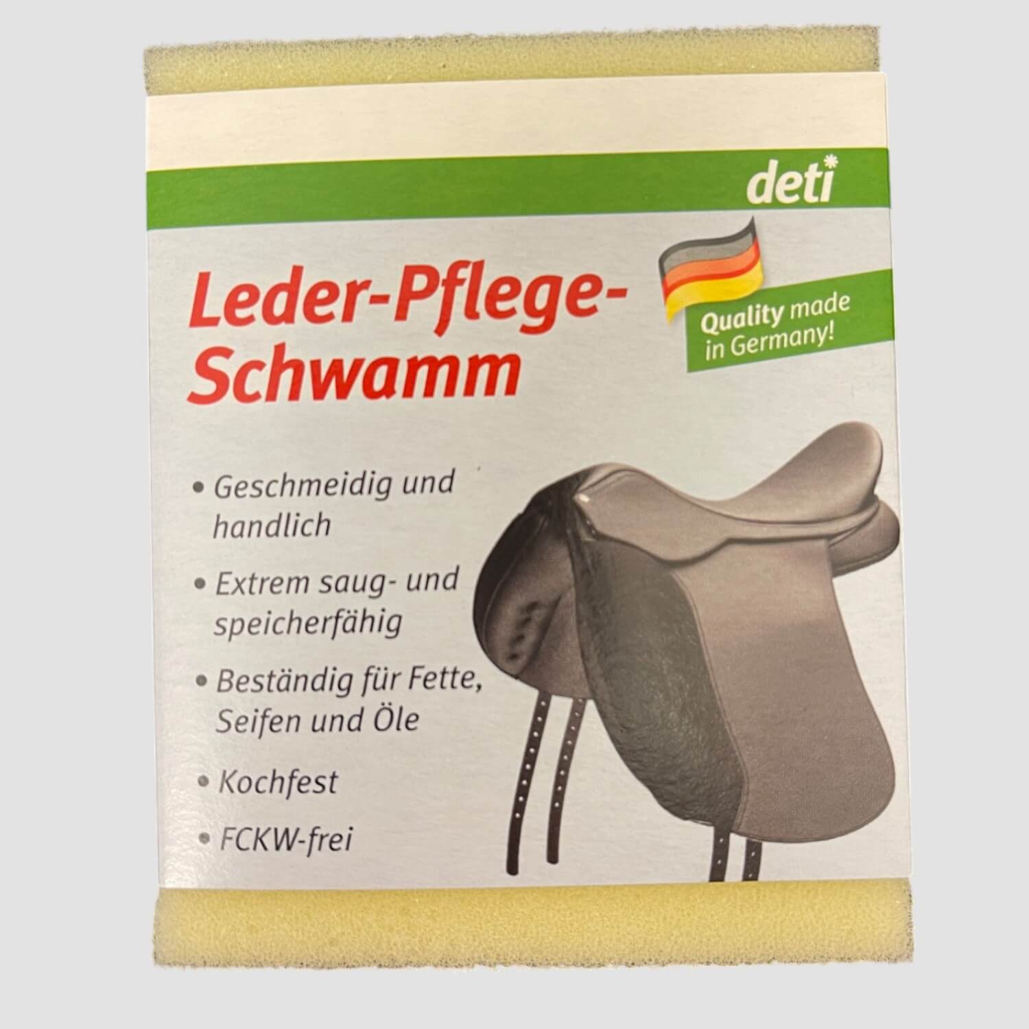 Leder-Pflegeschwamm