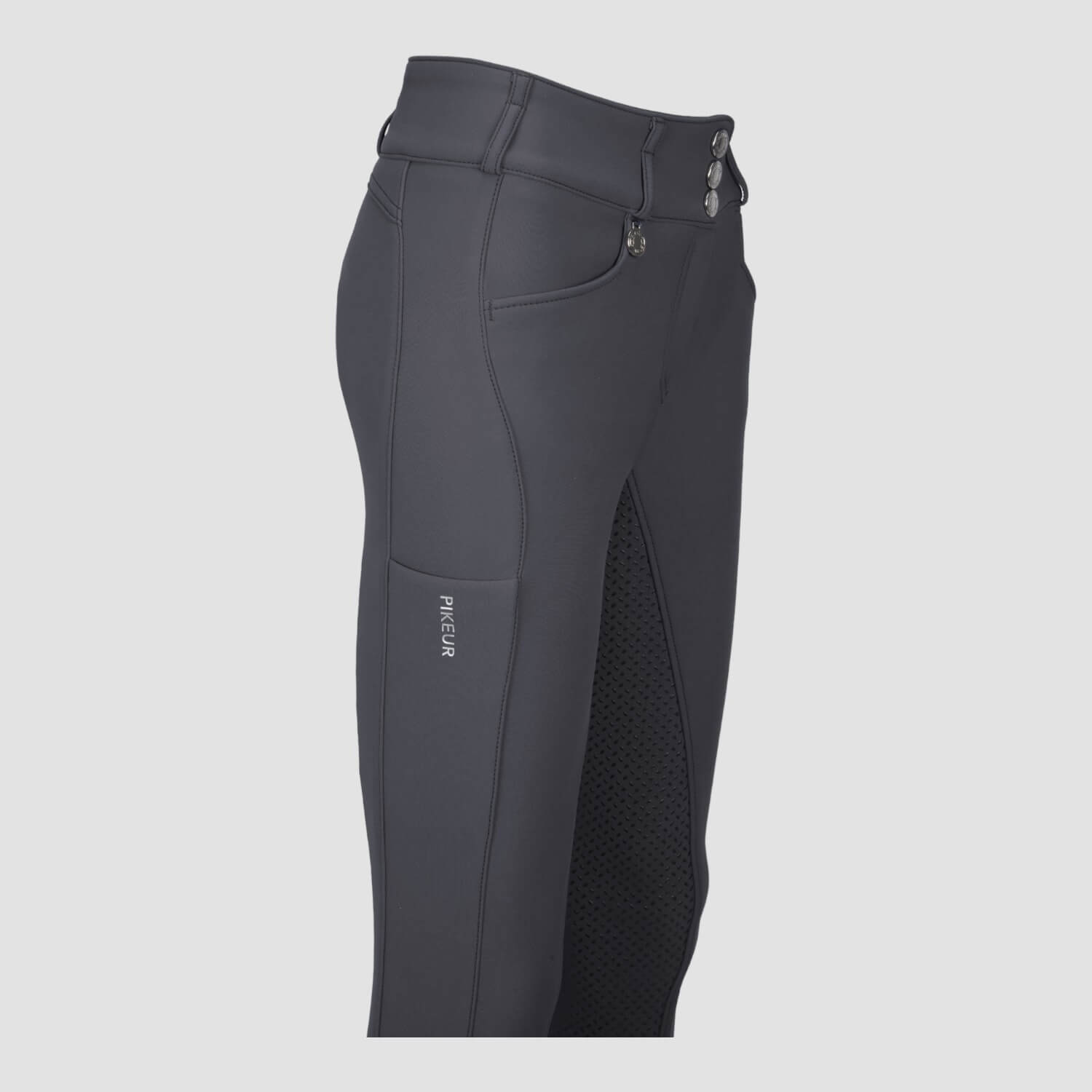 Pikeur New Candela Softshell Winterreithose Fullgrip Dark Shadow