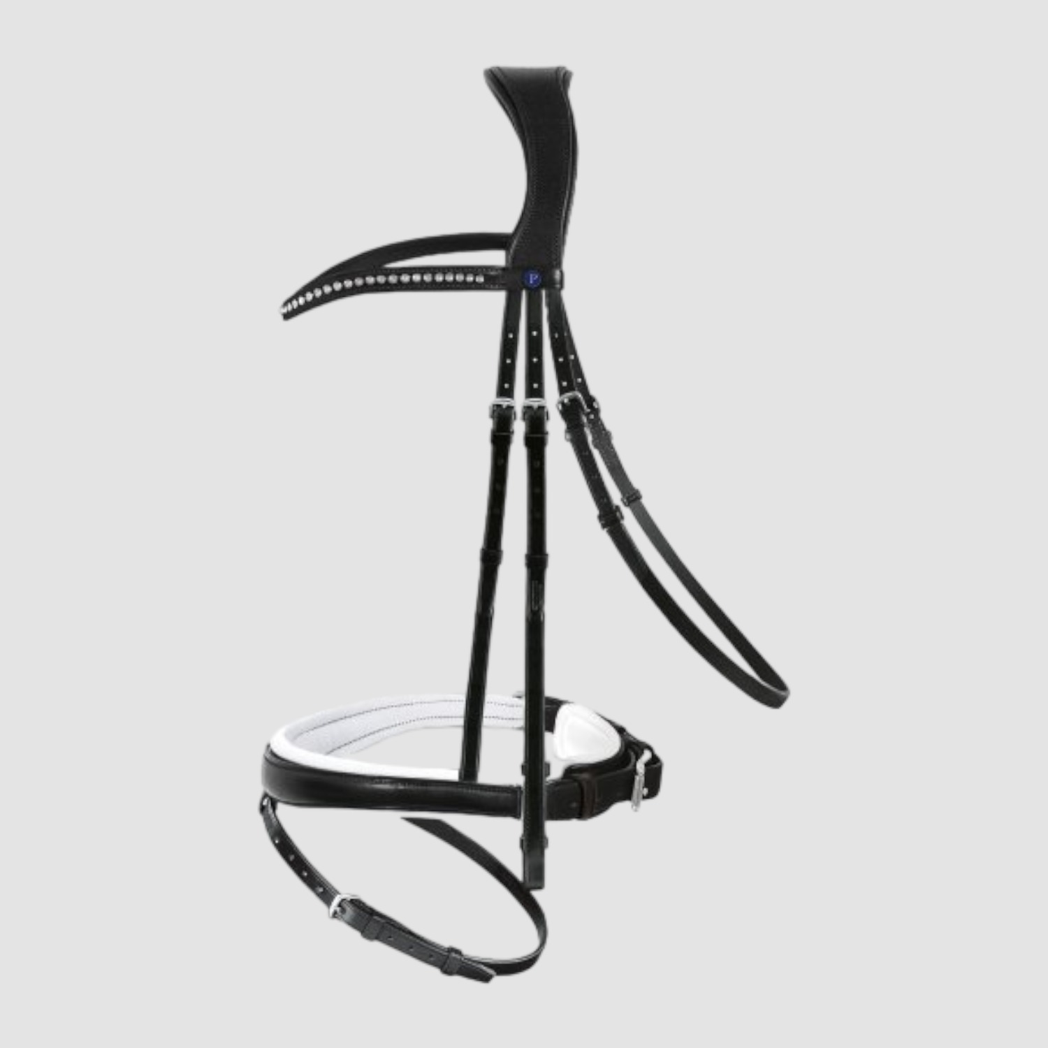 PassierBlu Trense Spirit schwarz mit frei wählbarem Reithalfter PassierBlu Trense Spirit schwarz mit frei wählbarem Reithalfter