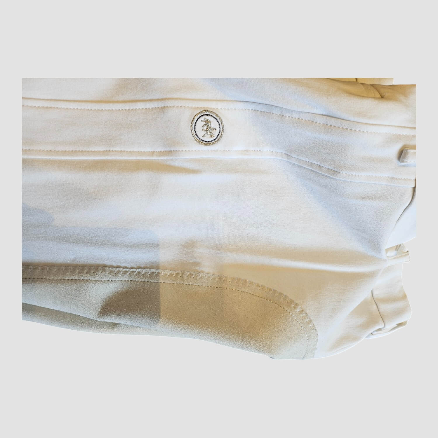 Pikeur Lucinda Girl Kontrast McCrown Gesäßbesatz White
