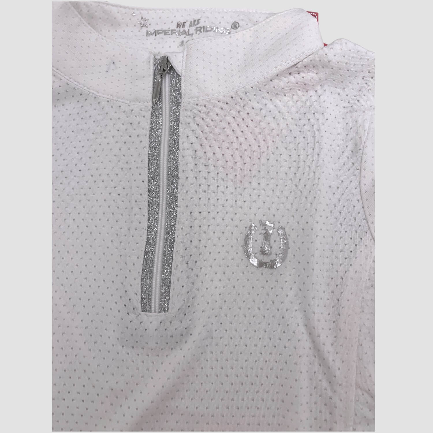 Imperial Riding Kids Turniershirt Roxy Solid weiß/silber