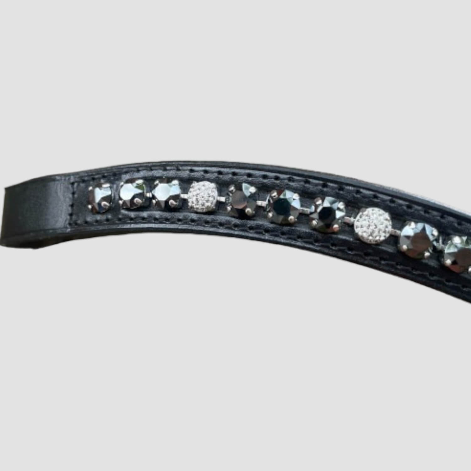 Otto Schumacher Stirnriemen Tiffany jet und Glitzerperle