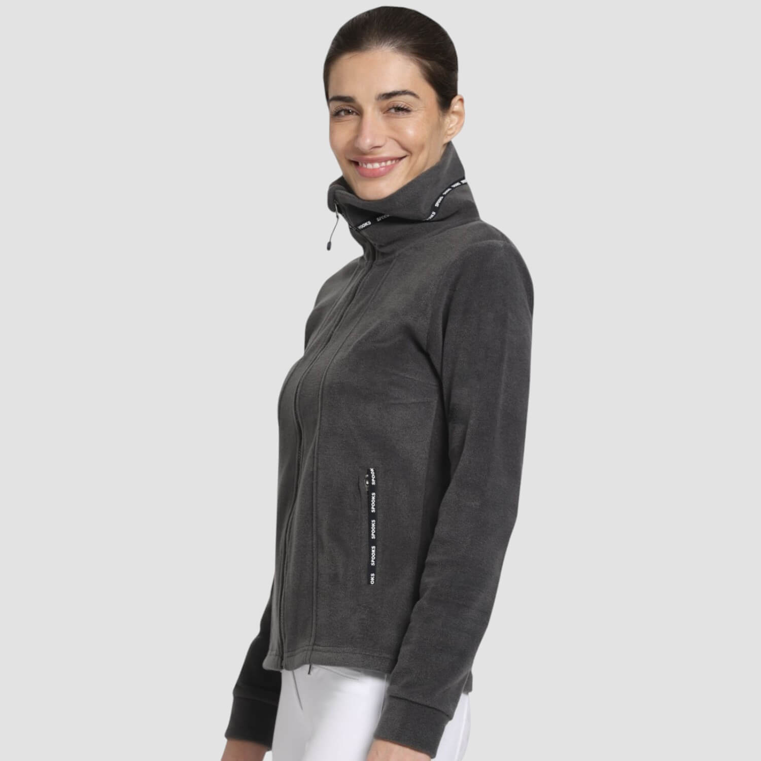 Spooks Fheline Fleecejacke Dark Shadow