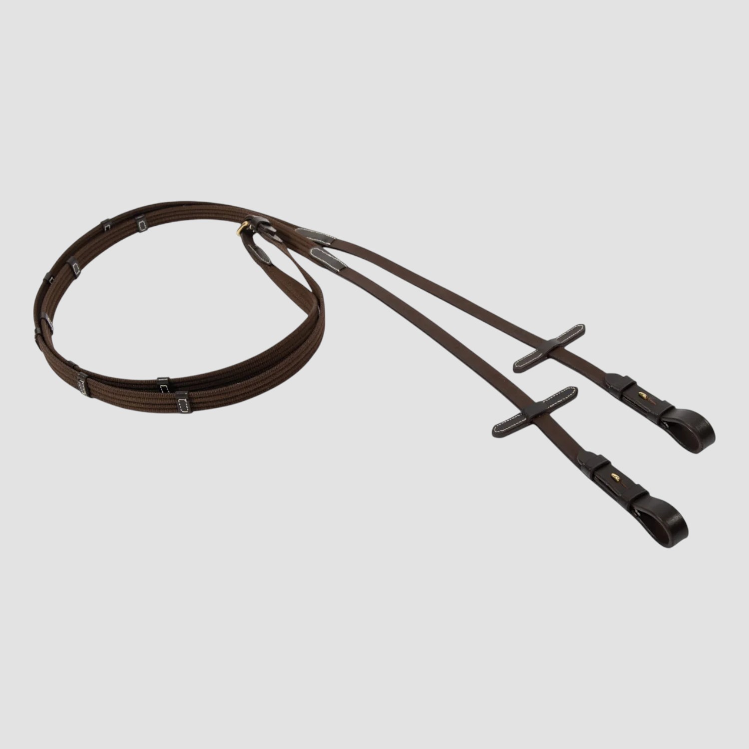 Hans Melzer Trense Donaueschingen braun/messing