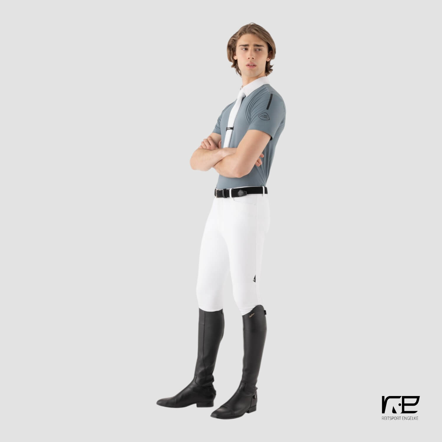 Equiline Herren Turniershirt Eqcilort Forest Green