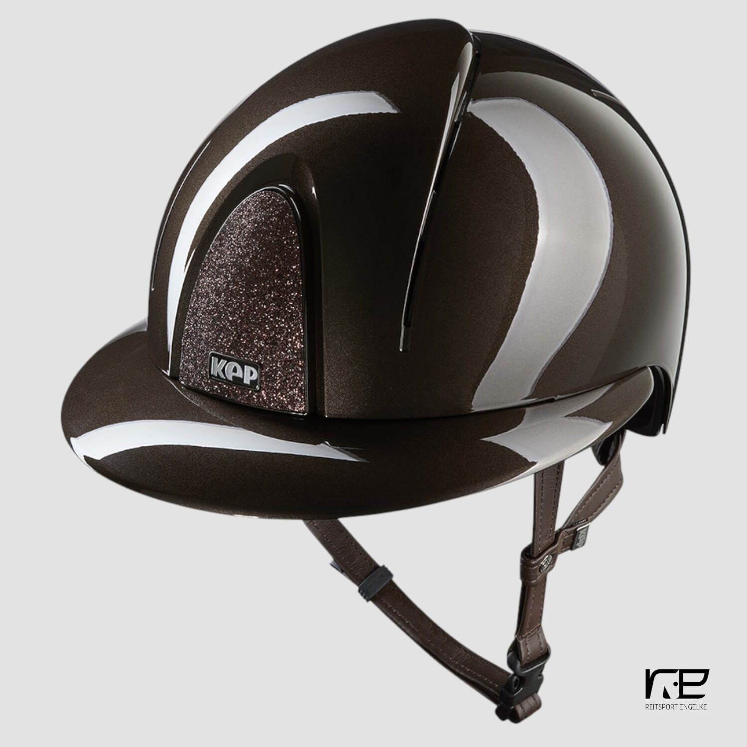 Kep Italia Reithelm Smart Nova Polish Star With Polo Visor