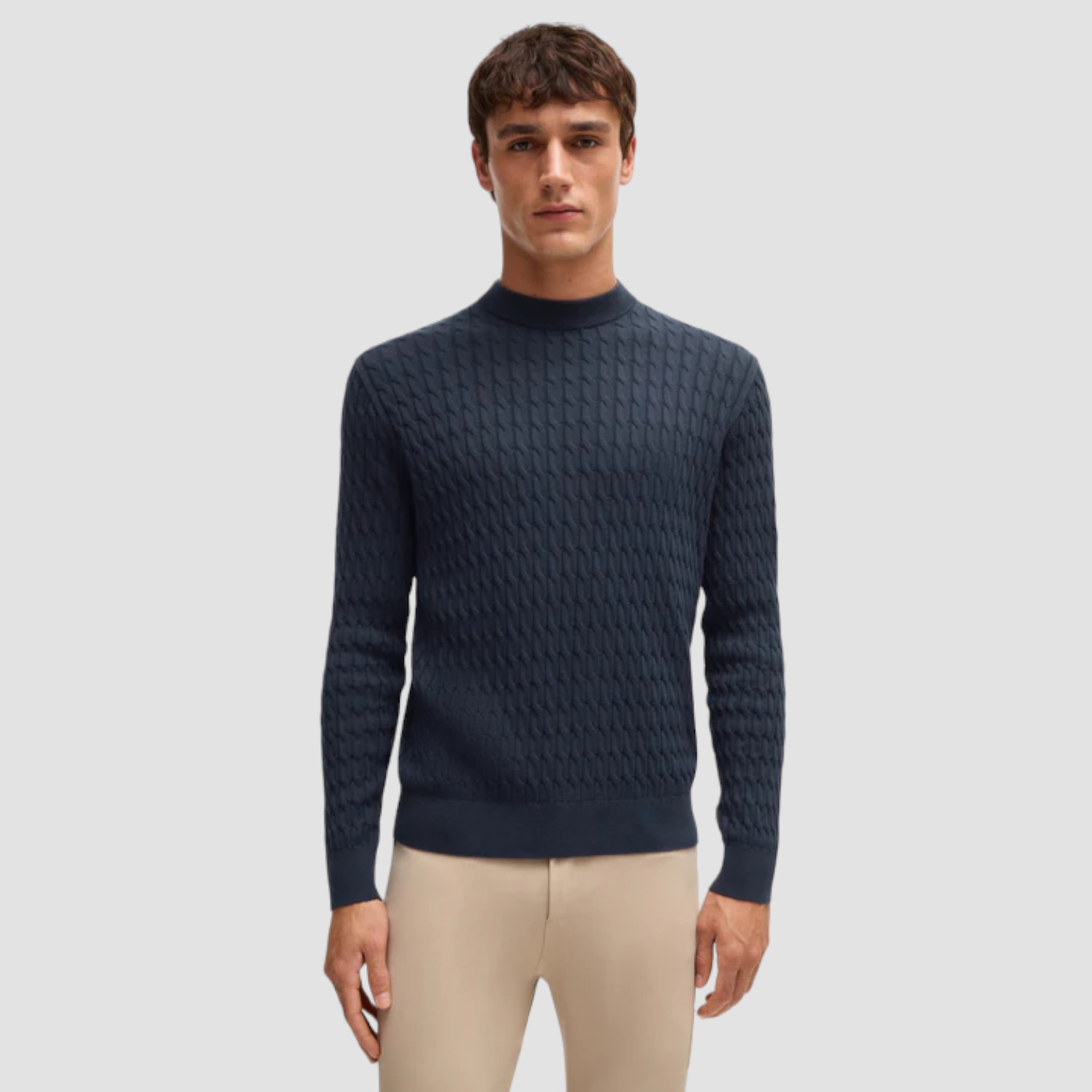 BOSS Equestrian Jason Strickpullover Sky Captain