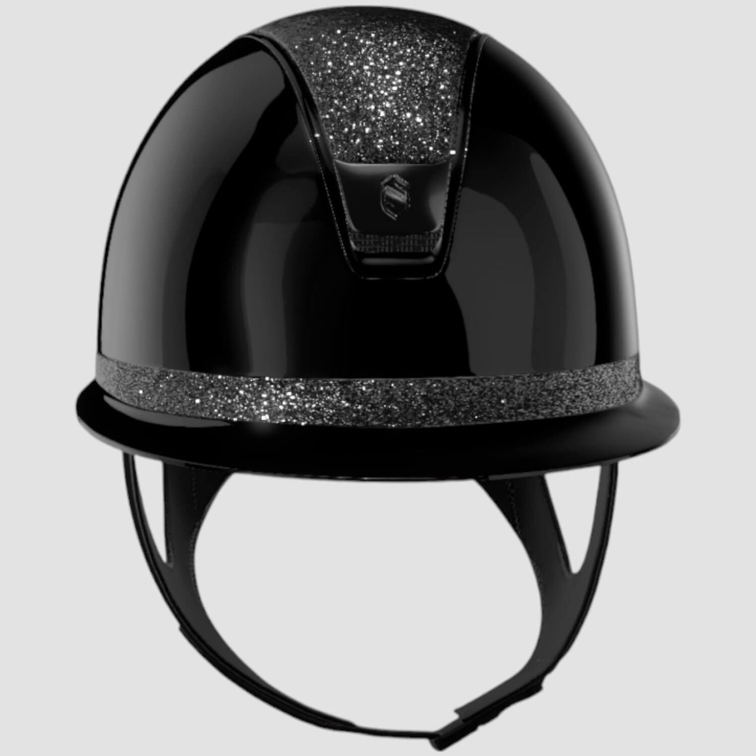 Samshield Reithelm MissShield Glossy V2 black chrome black Top und FB ultrafine Rock black
