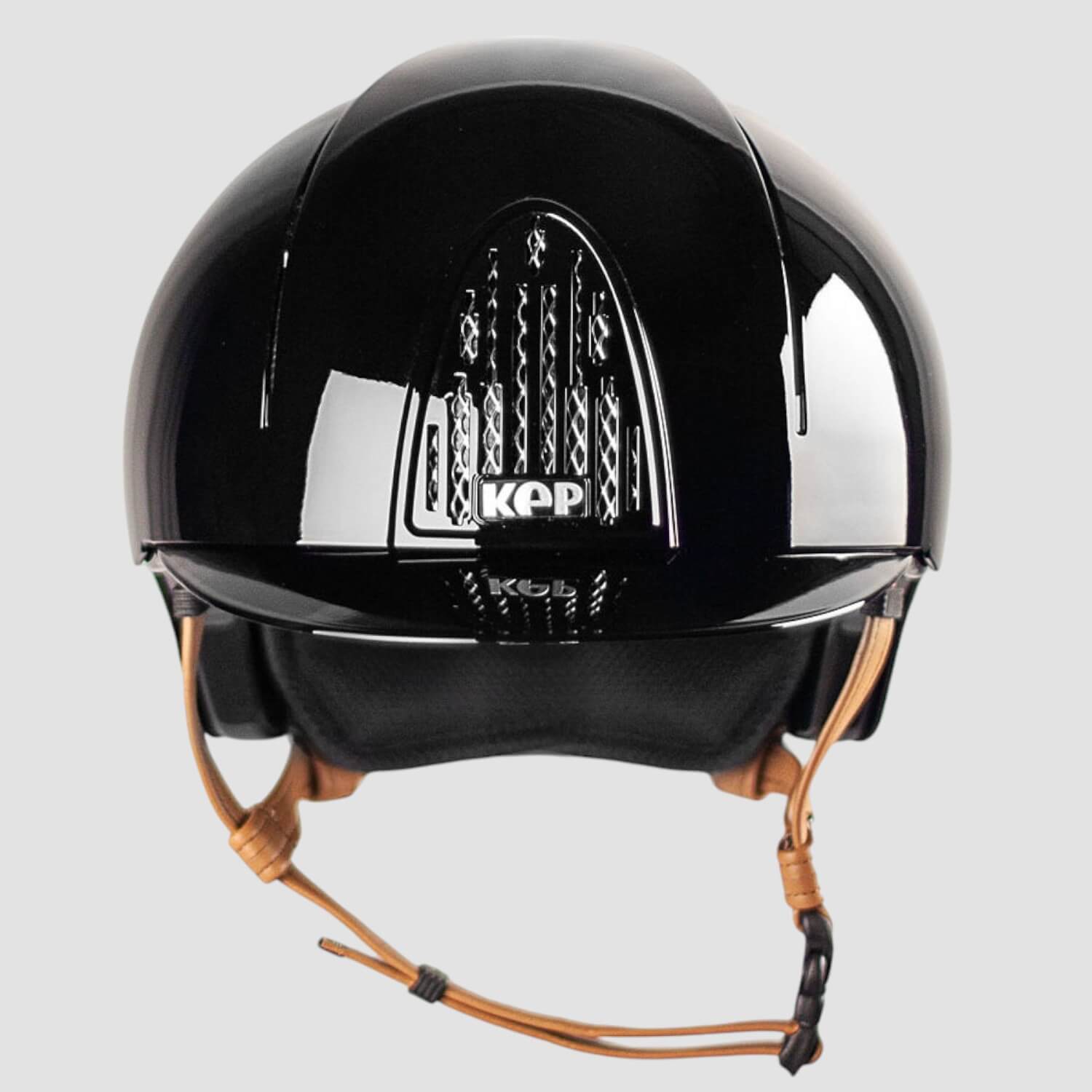 Kep Italia Reithelm Cromo Smart polish beiger Lederriemen