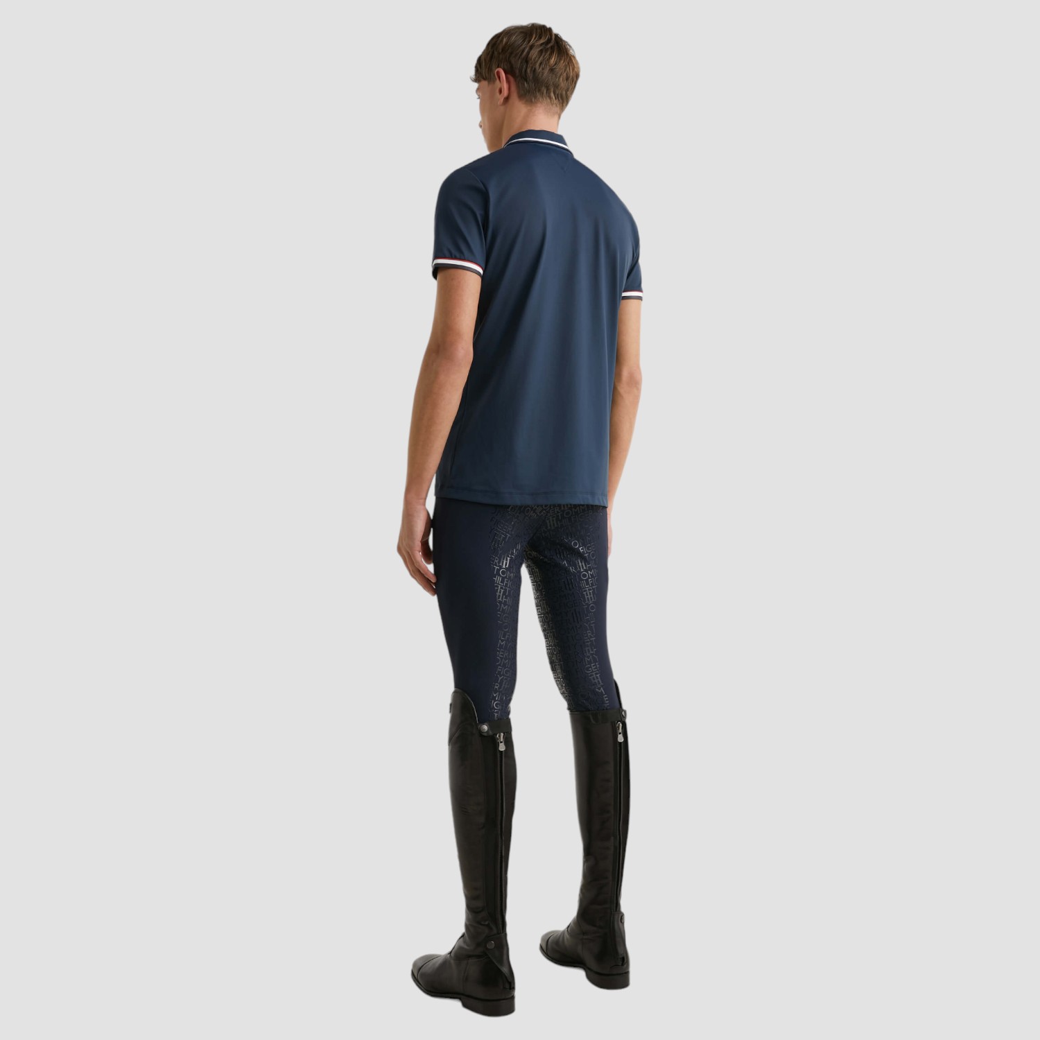 Tommy Equestrian Performance Zip Poloshirt desert sky Tommy Equestrian Performance Zip Poloshirt desert sky