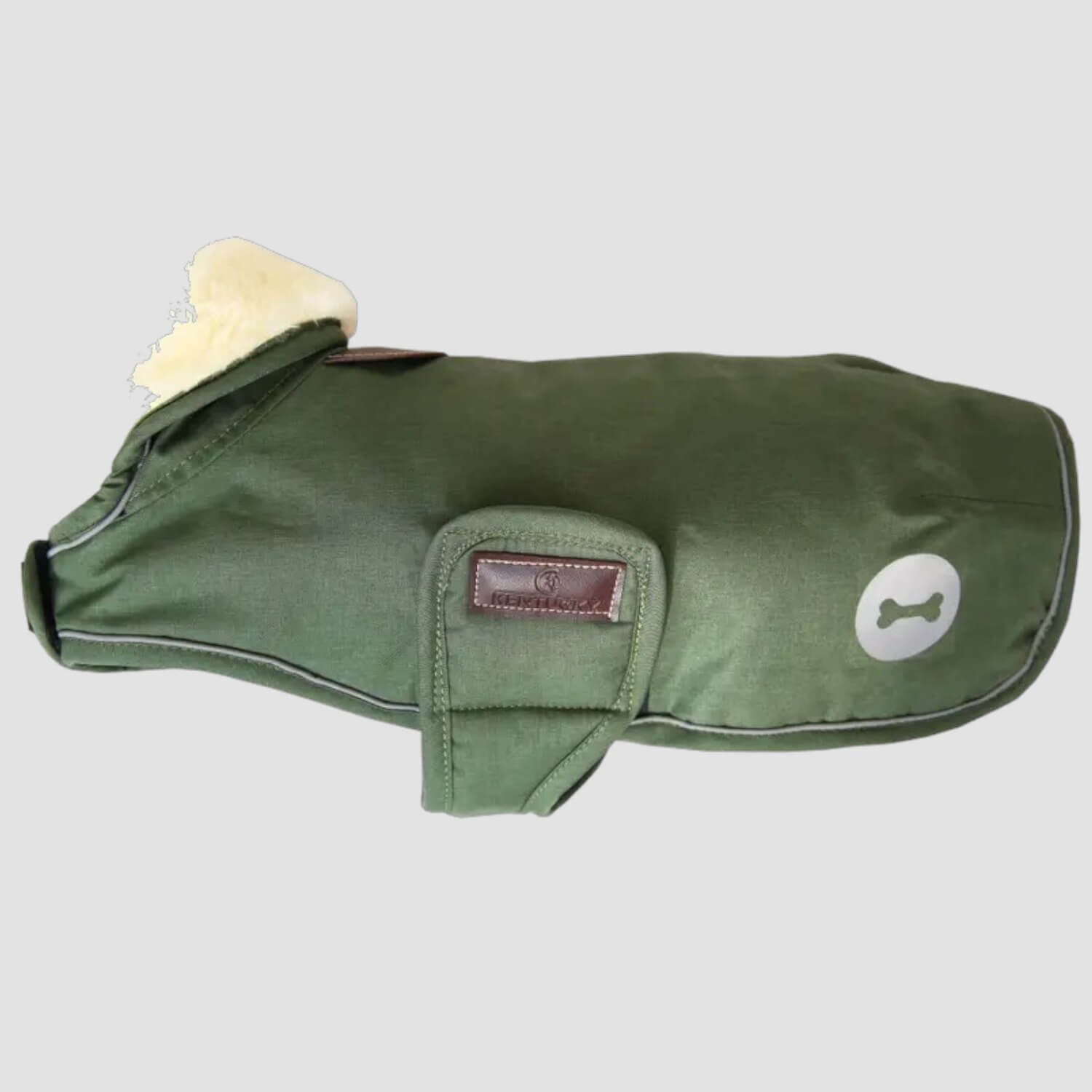 Kentucky Hundemantel wasserdicht olive grün