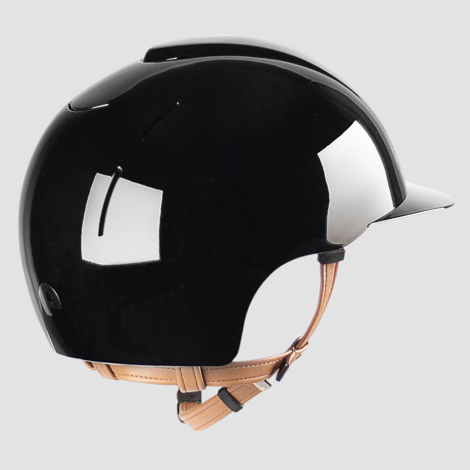 Kep Italia Reithelm Cromo Smart polish beiger Lederriemen