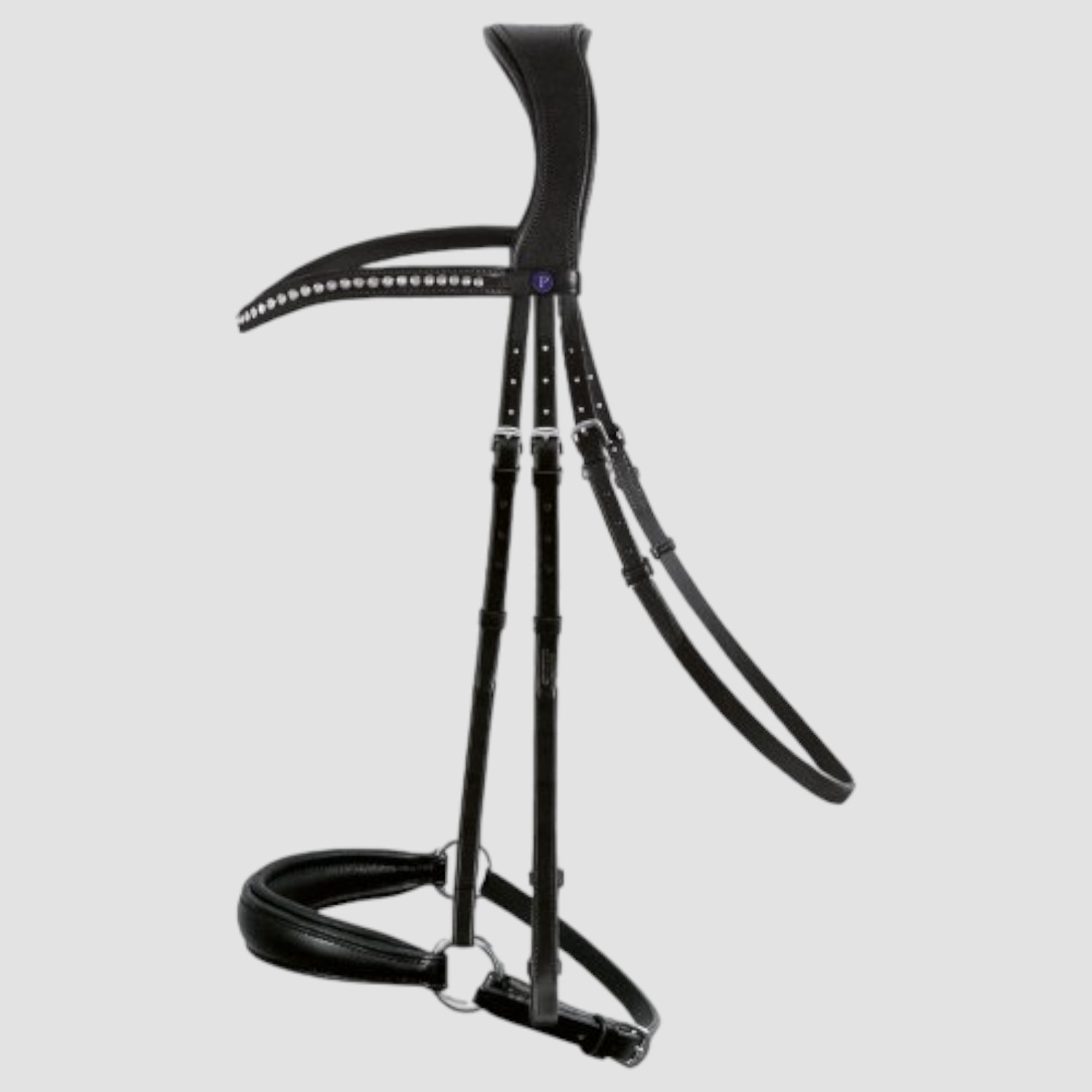 PassierBlu Trense Spirit schwarz mit frei wählbarem Reithalfter PassierBlu Trense Spirit schwarz mit frei wählbarem Reithalfter