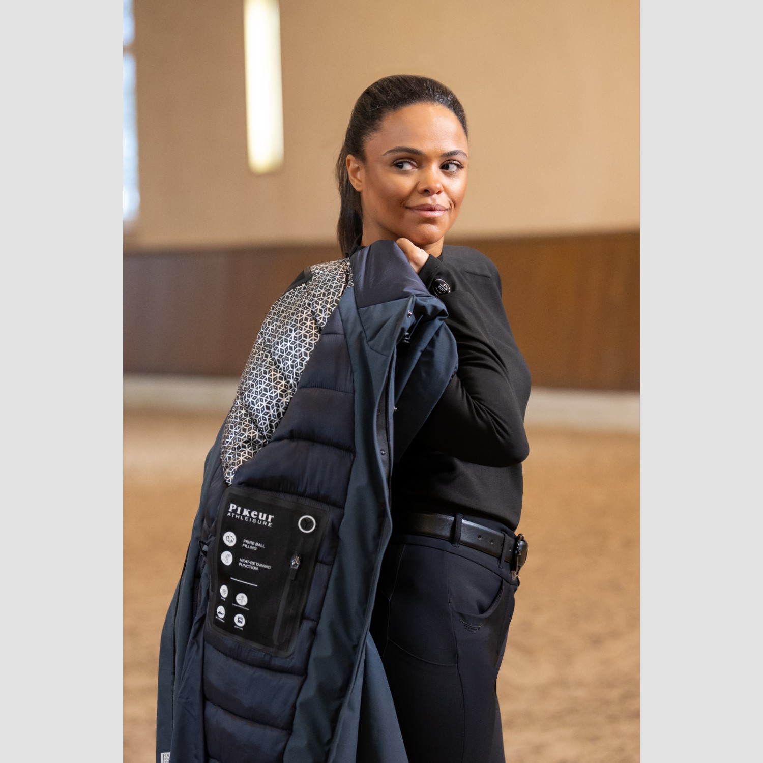 Pikeur Raincoat 8021 Athleisure Graphite
