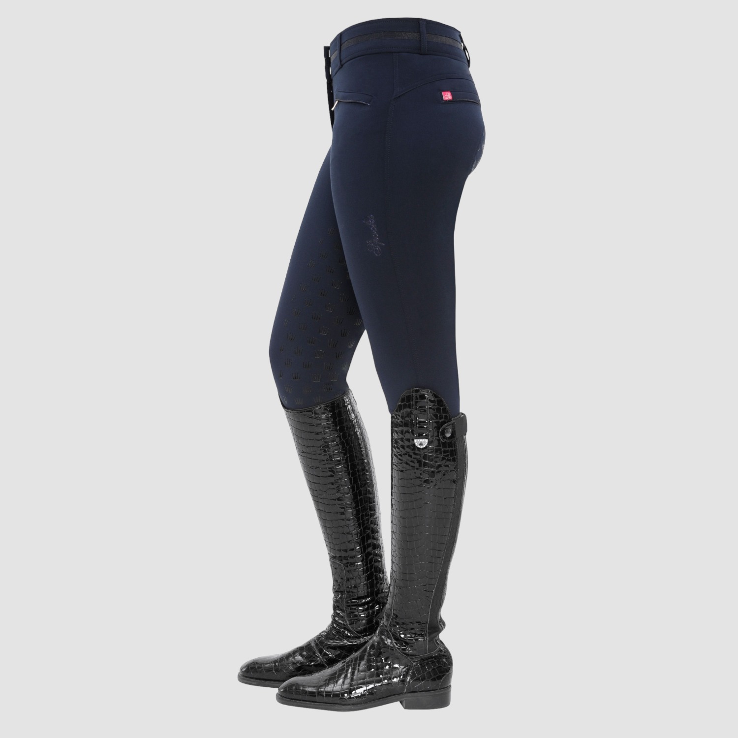 Spooks Reithose Sarina Full Grip Navy