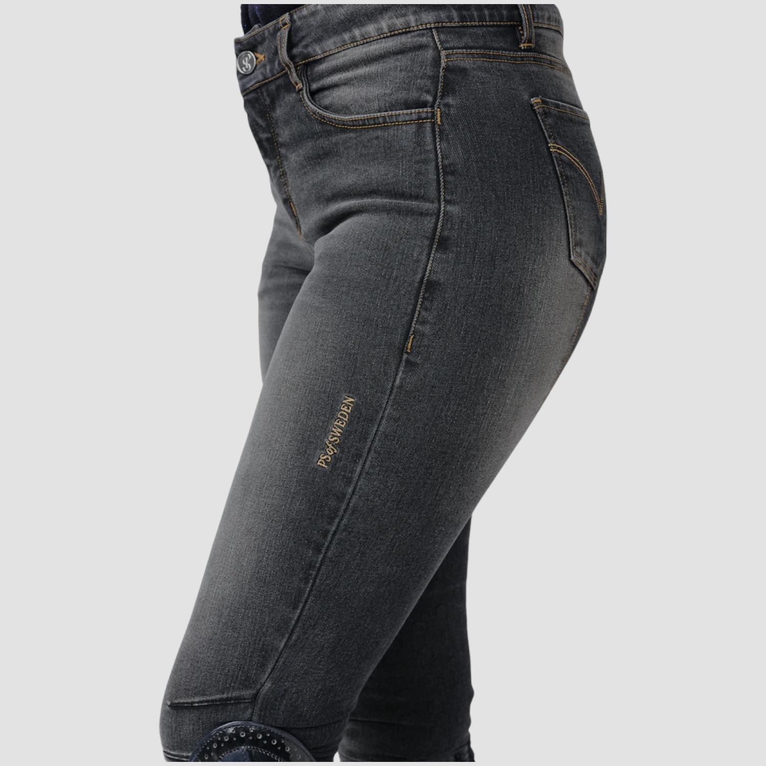 PS of Sweden Reithose Maggie Black Denim