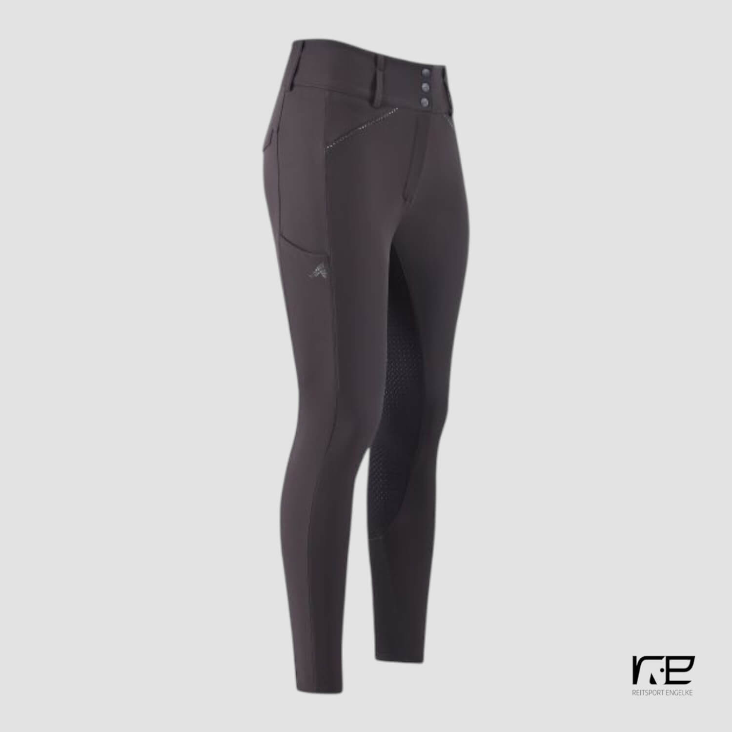 Euro-Star Winter Reithose ESAurelle Fullgrip Mocca