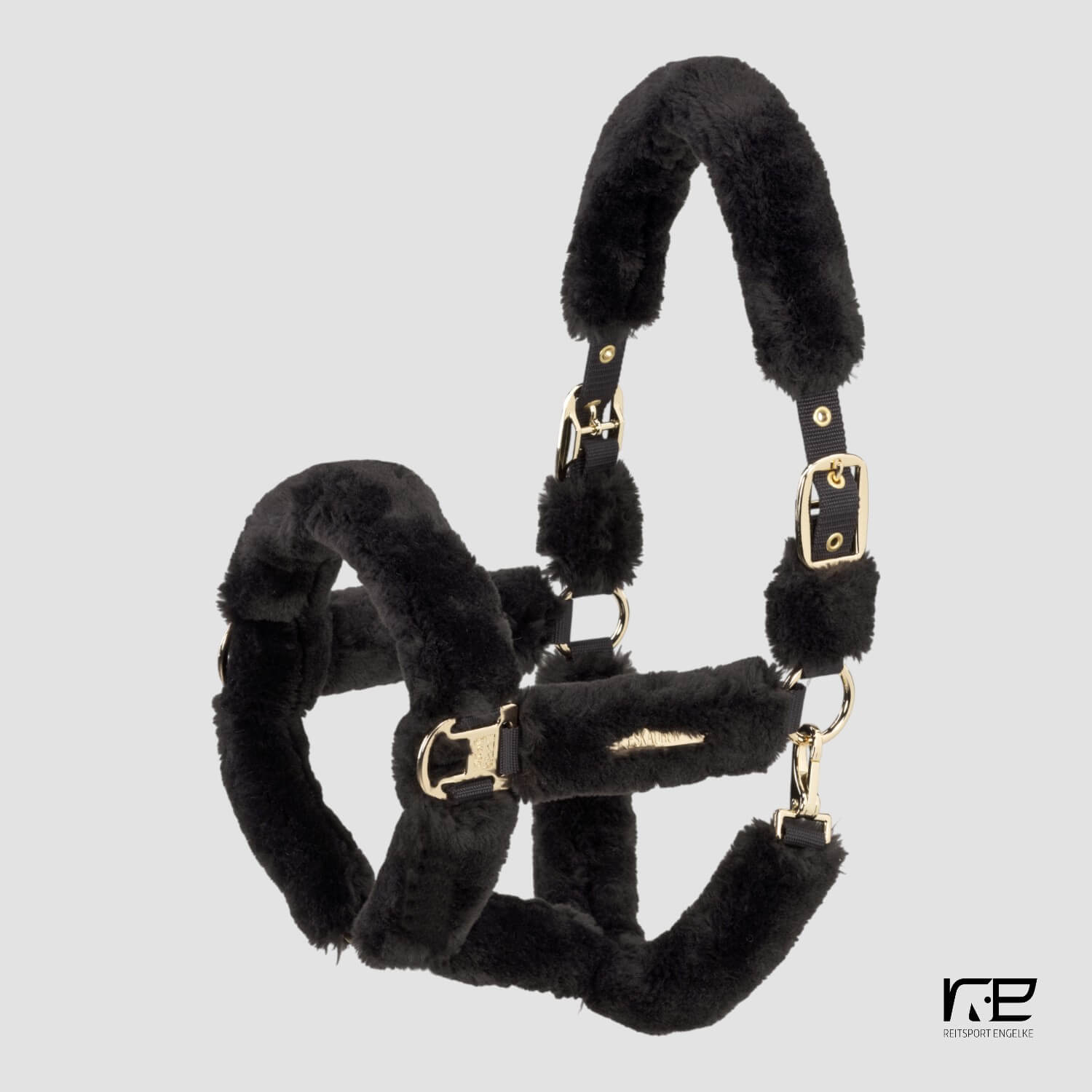 Eskadron Halfter Faux Fur Complete Heritage 25/26 Black Truffle