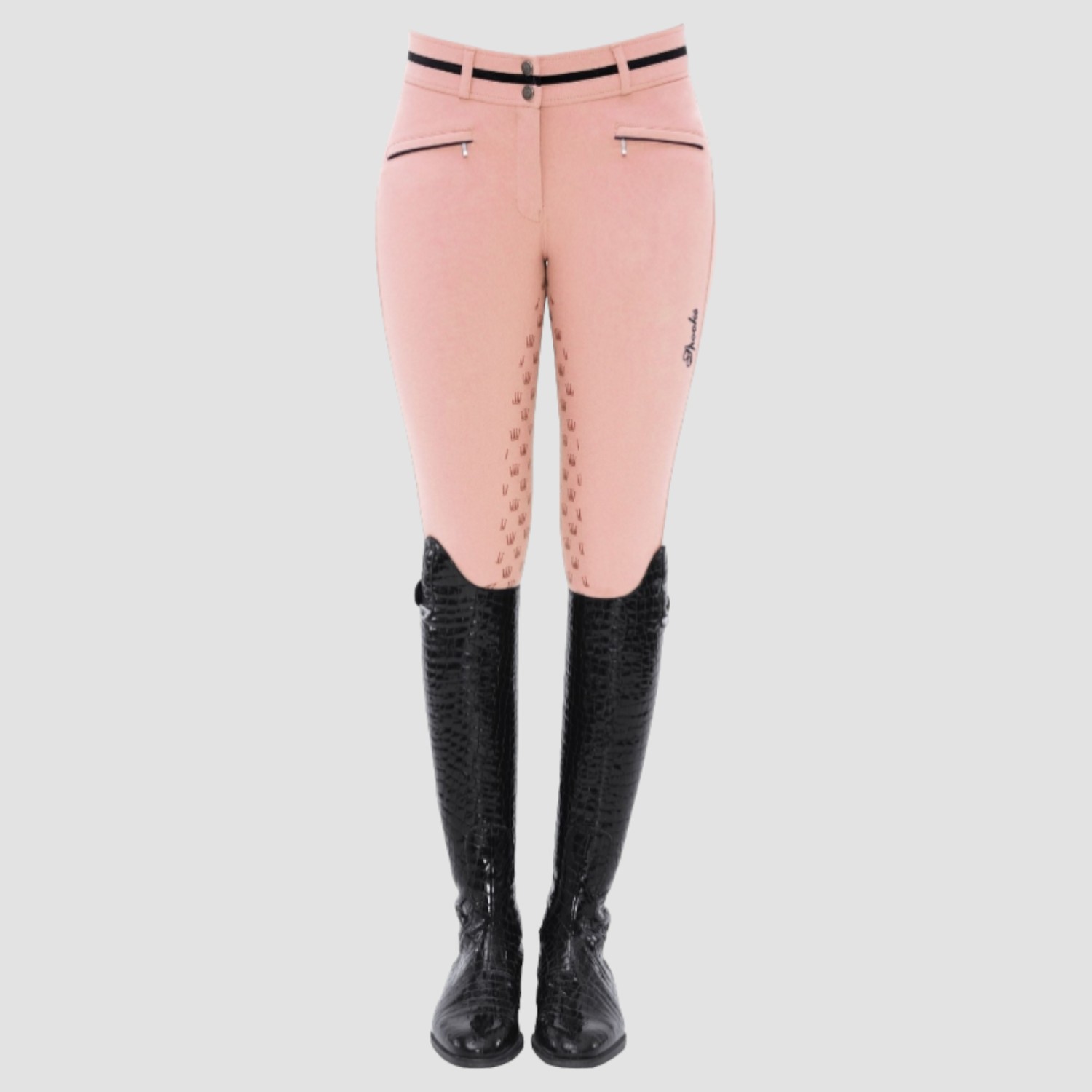 Spooks Reithose Sarina Full Grip in Dusty Rose