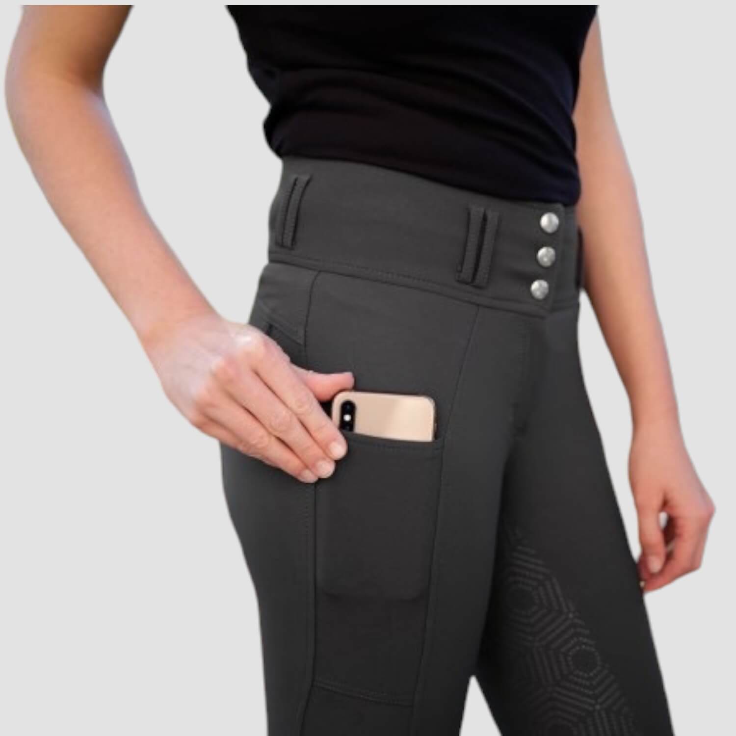 Covalliero Damenreithose highwaist navy