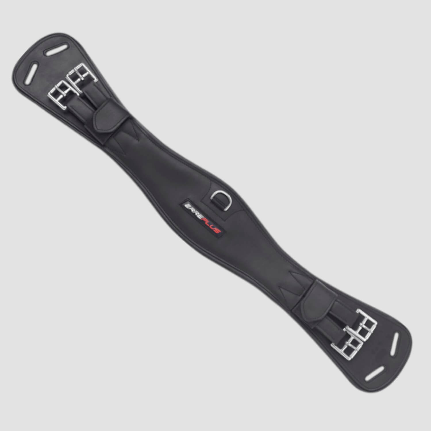 ErrePlus Sattelgurt Kurz Anatomisch Geformt Black