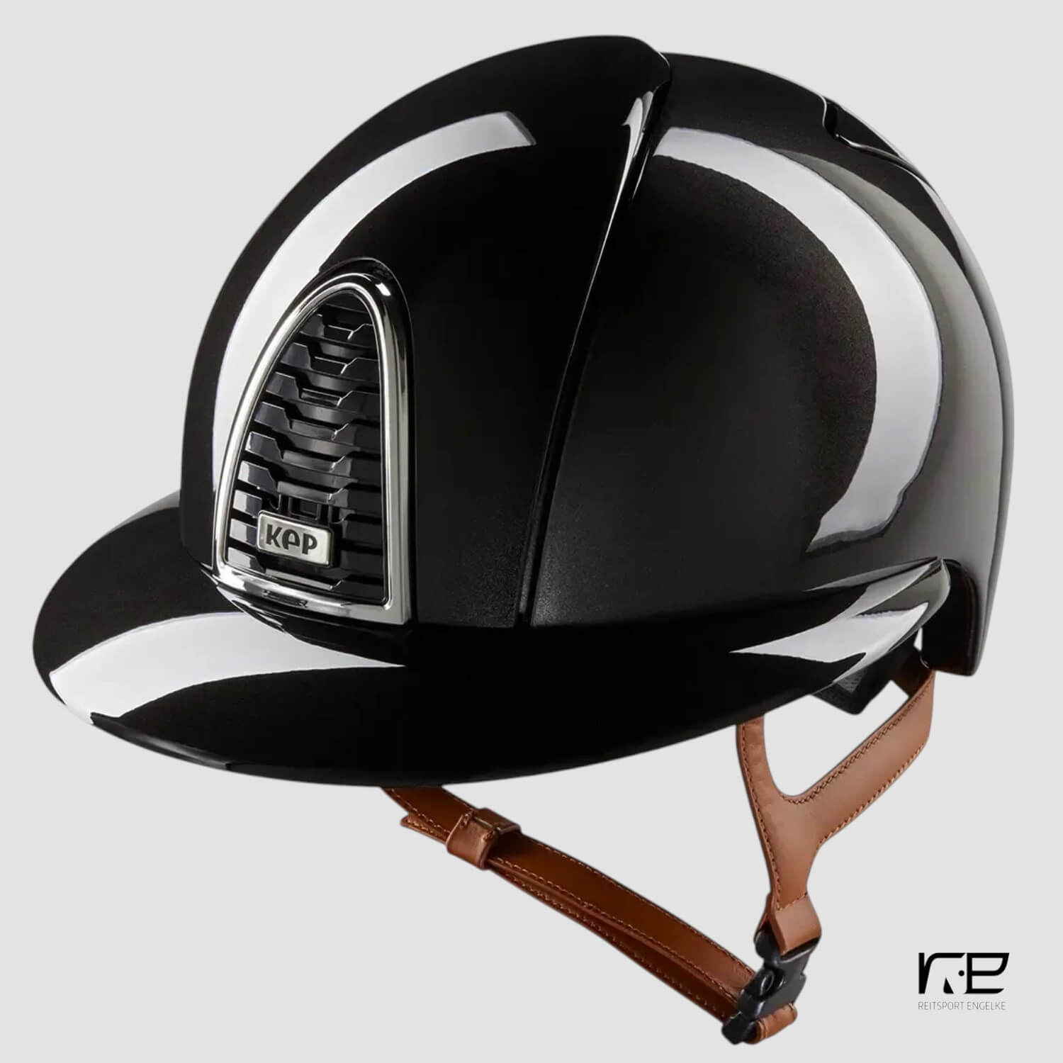 Kep Italia Cromo 2.0 Polo Shine beiger Kinnriemen Gr. M(51-58)