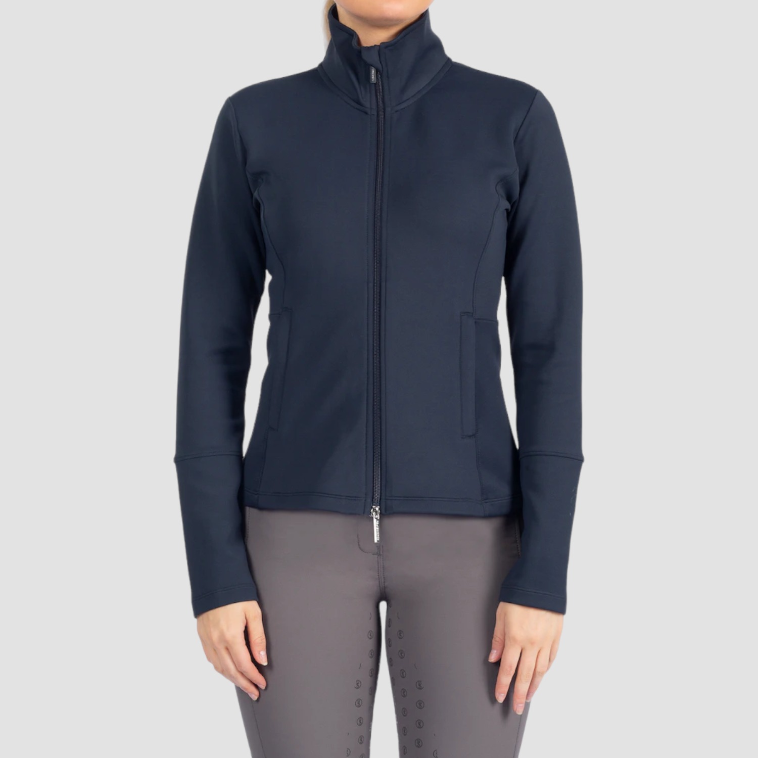 PS of Sweden Fleur Zip Mid Layer Navy