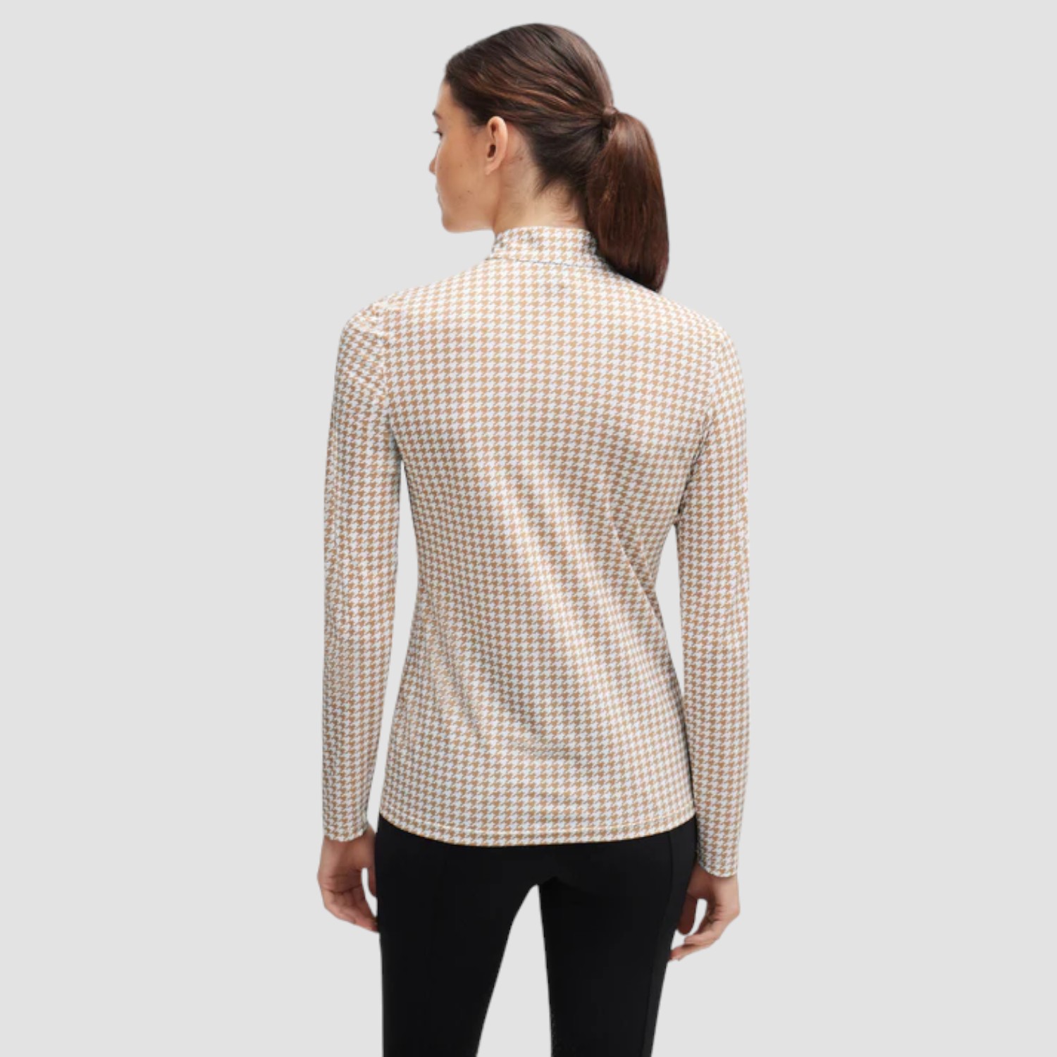 BOSS Equestrian Rachel Trainingsshirt Houndstooth BOSS Equestrian Rachel Trainingsshirt Houndstooth